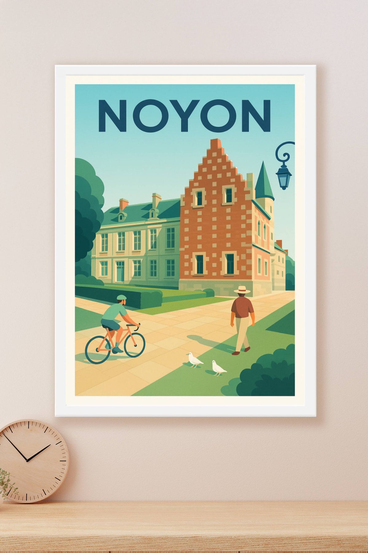 Affiche de Noyon - Charme et sérénité au cœur de la ville