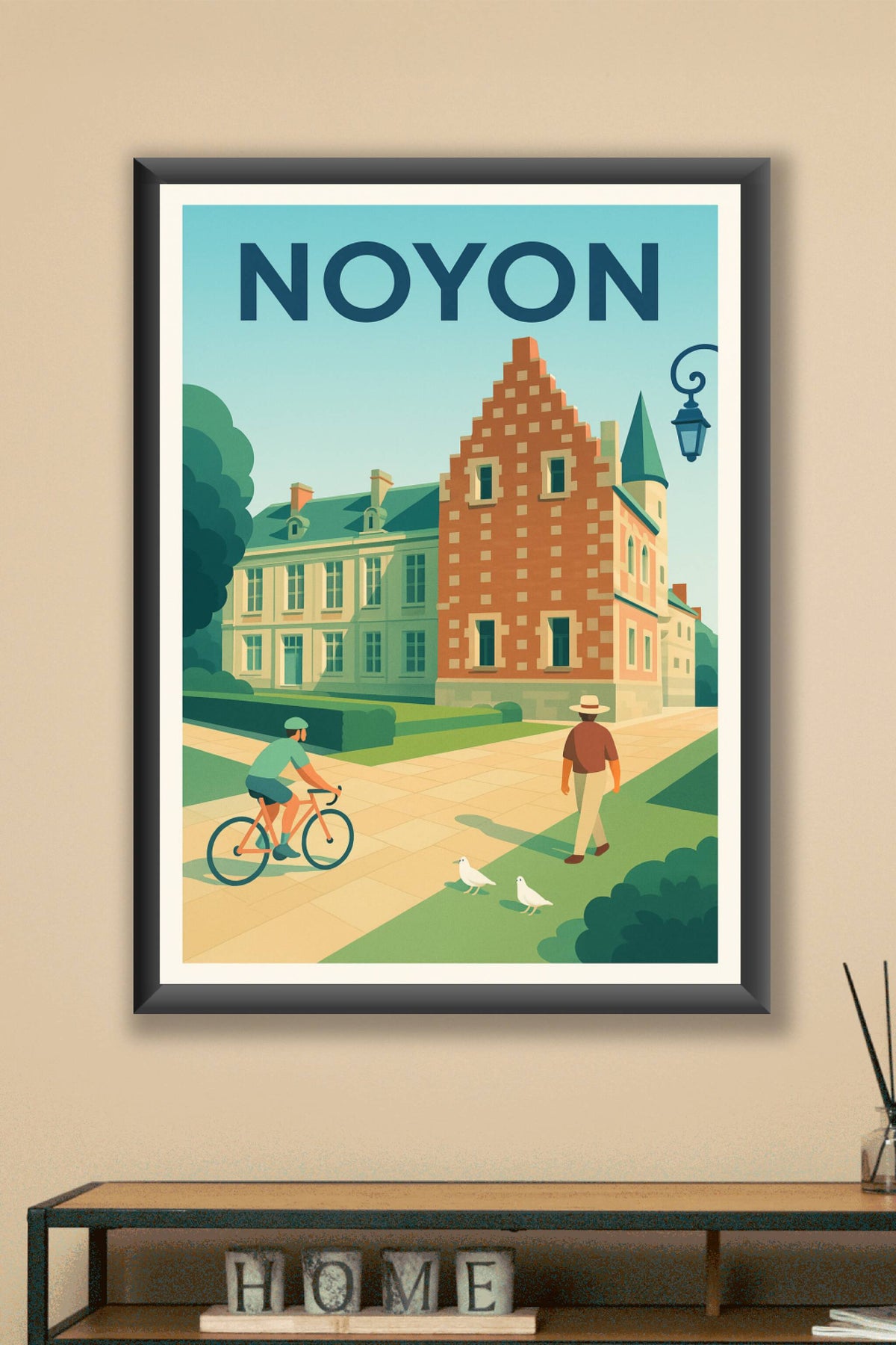 Affiche de Noyon - Charme et sérénité au cœur de la ville