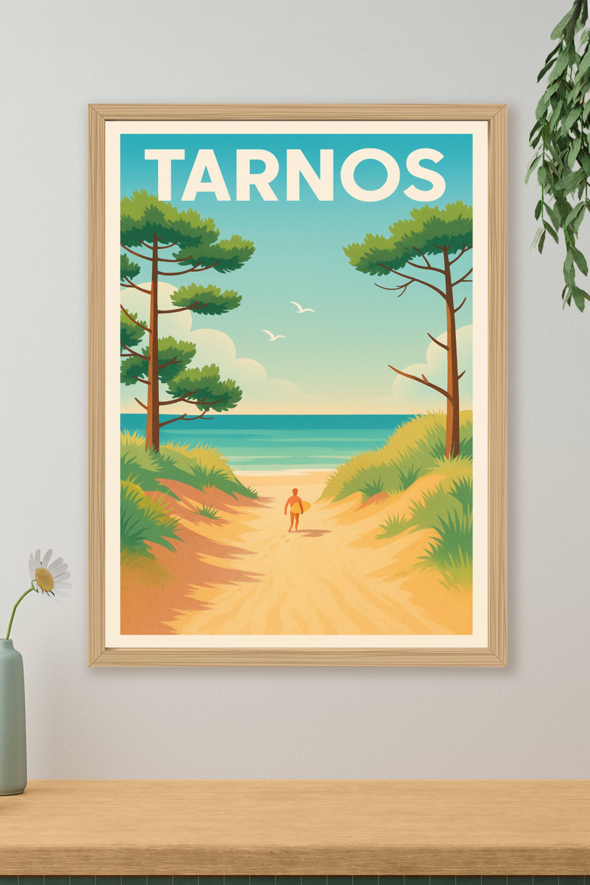 Affiche de Tarnos - Évasion plage et nature