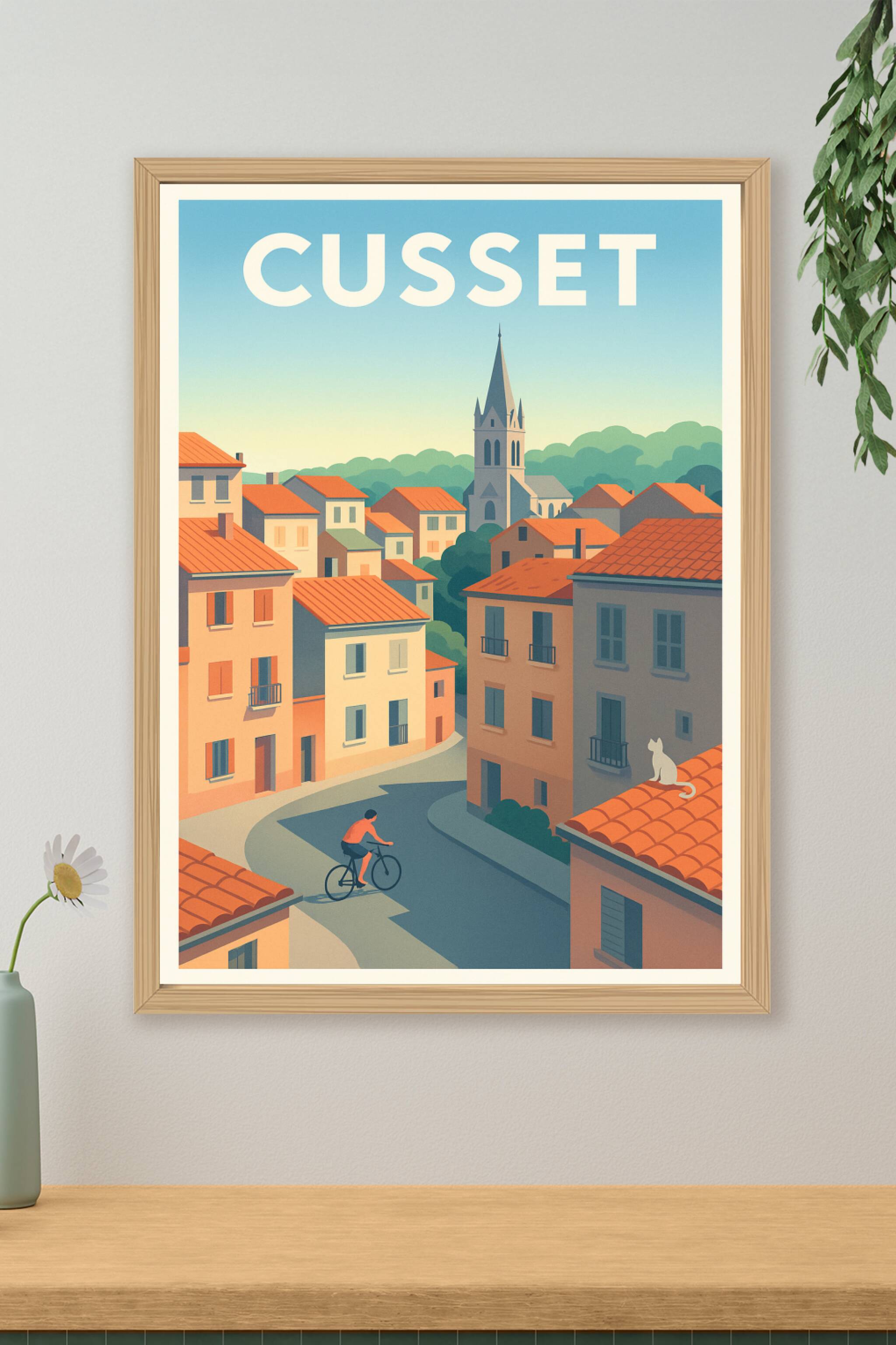 Affiche de Cusset - Charme paisible au cœur de la ville