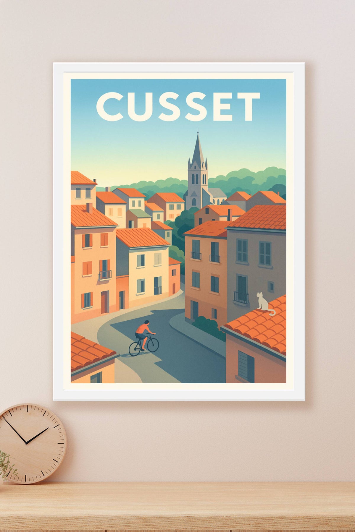 Affiche de Cusset - Charme paisible au cœur de la ville