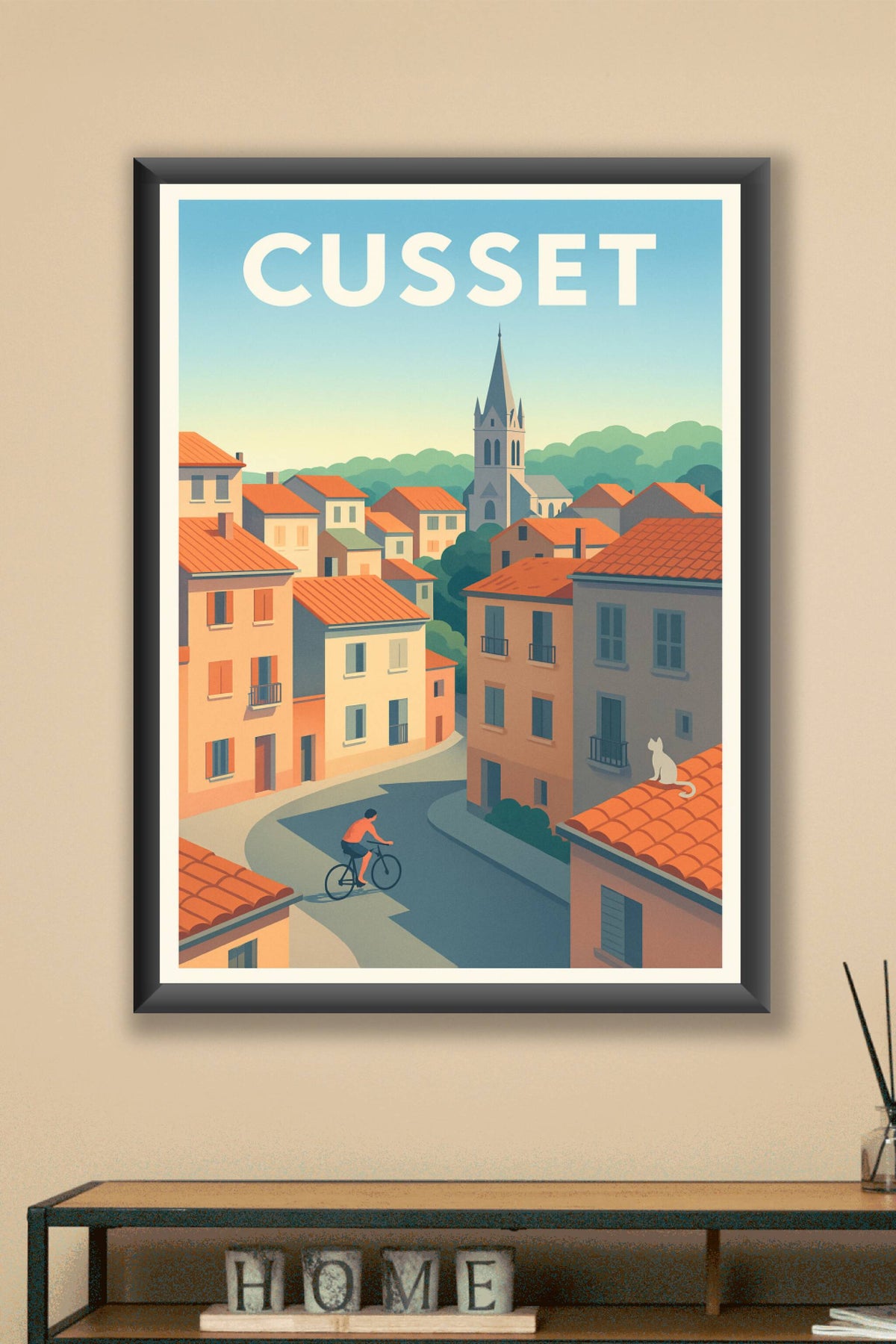 Affiche de Cusset - Charme paisible au cœur de la ville