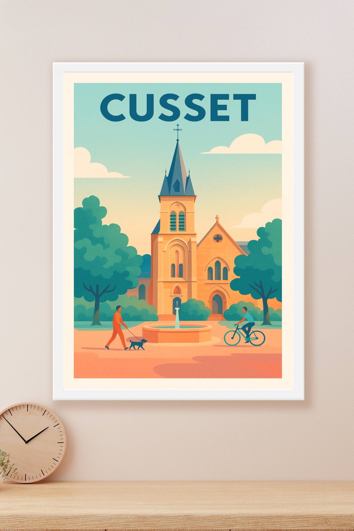 Affiche de Cusset - Charme et sérénité au cœur de la ville