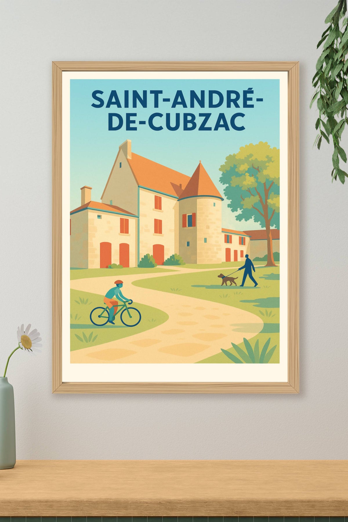 Affiche de Saint-André-de-Cubzac - Charme et sérénité au cœur de la Gironde
