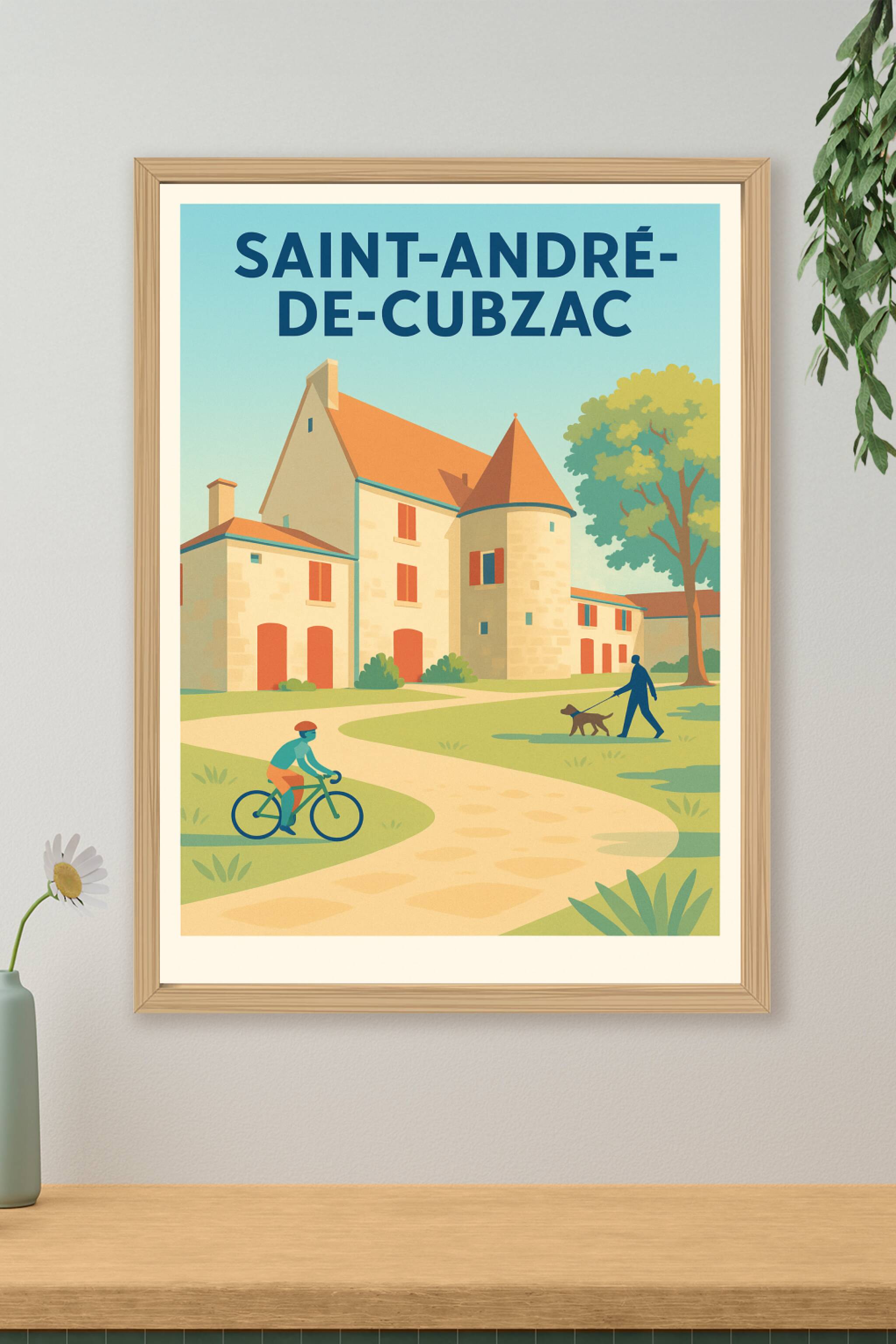 Affiche de Saint-André-de-Cubzac - Charme et sérénité au cœur de la Gironde