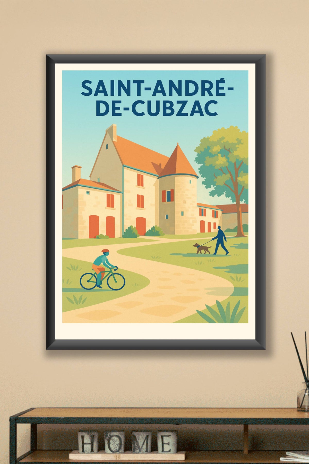 Affiche de Saint-André-de-Cubzac - Charme et sérénité au cœur de la Gironde