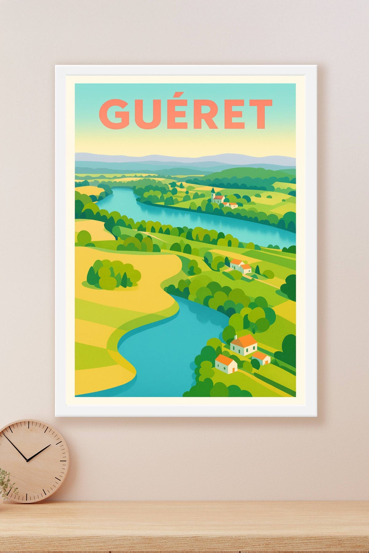 Affiche de Guéret - Évasion bucolique au fil de la rivière