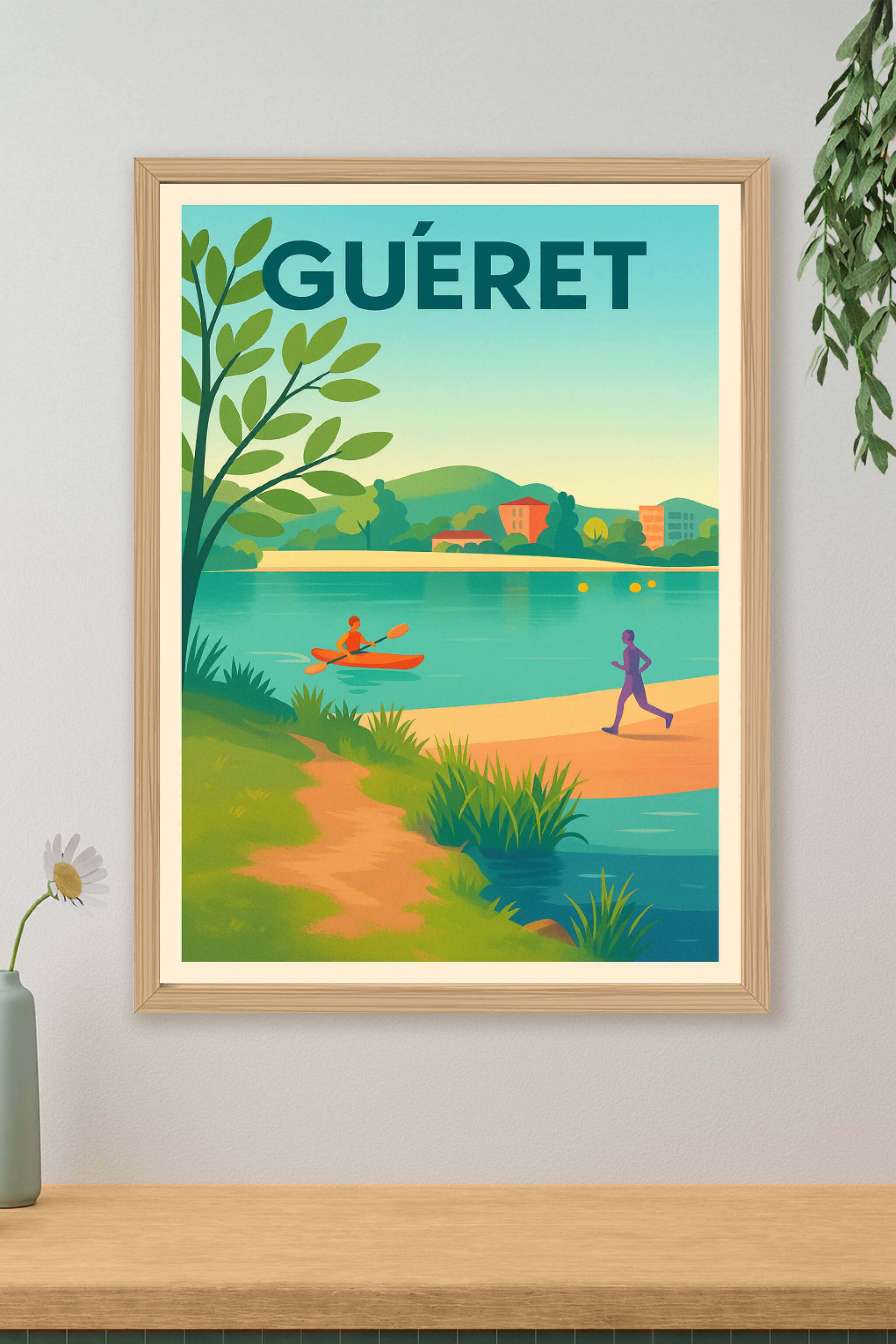 Affiche de Guéret - Échappée Belle au Bord de l'Eau
