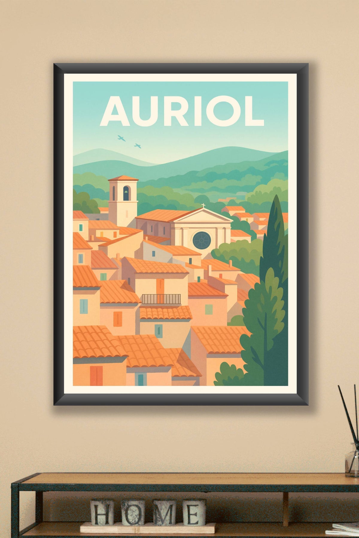 Affiche de Auriol - Charme provençal ensoleillé