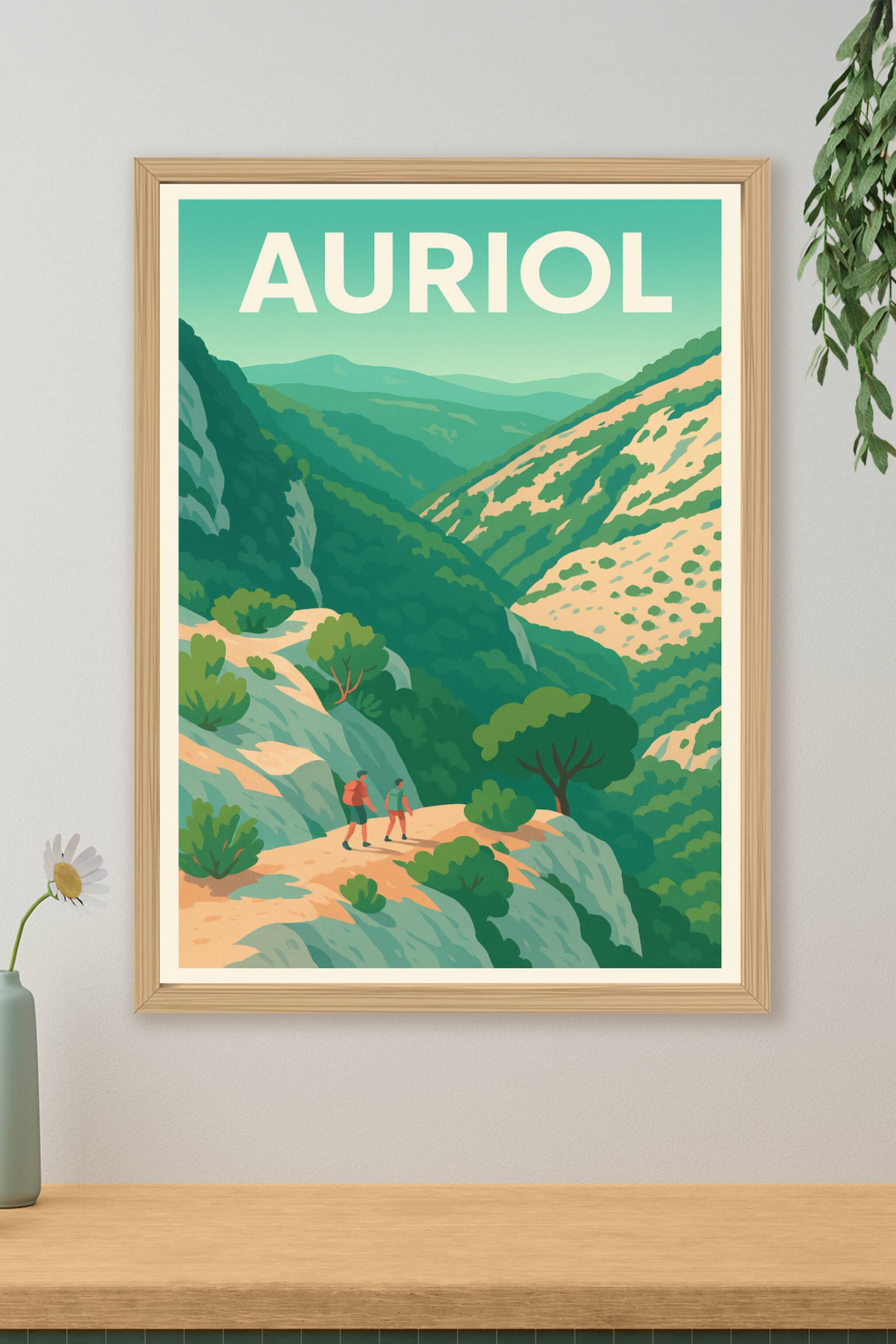 Affiche de Auriol - Évasion Nature au Cœur des Montagnes