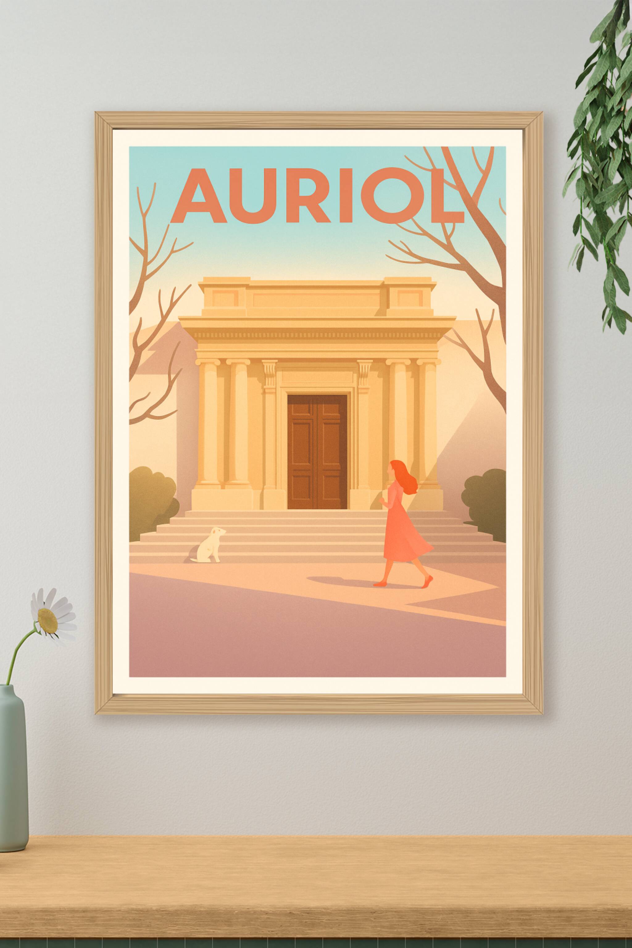 Affiche de Auriol - L'élégance classique au cœur de la Provence