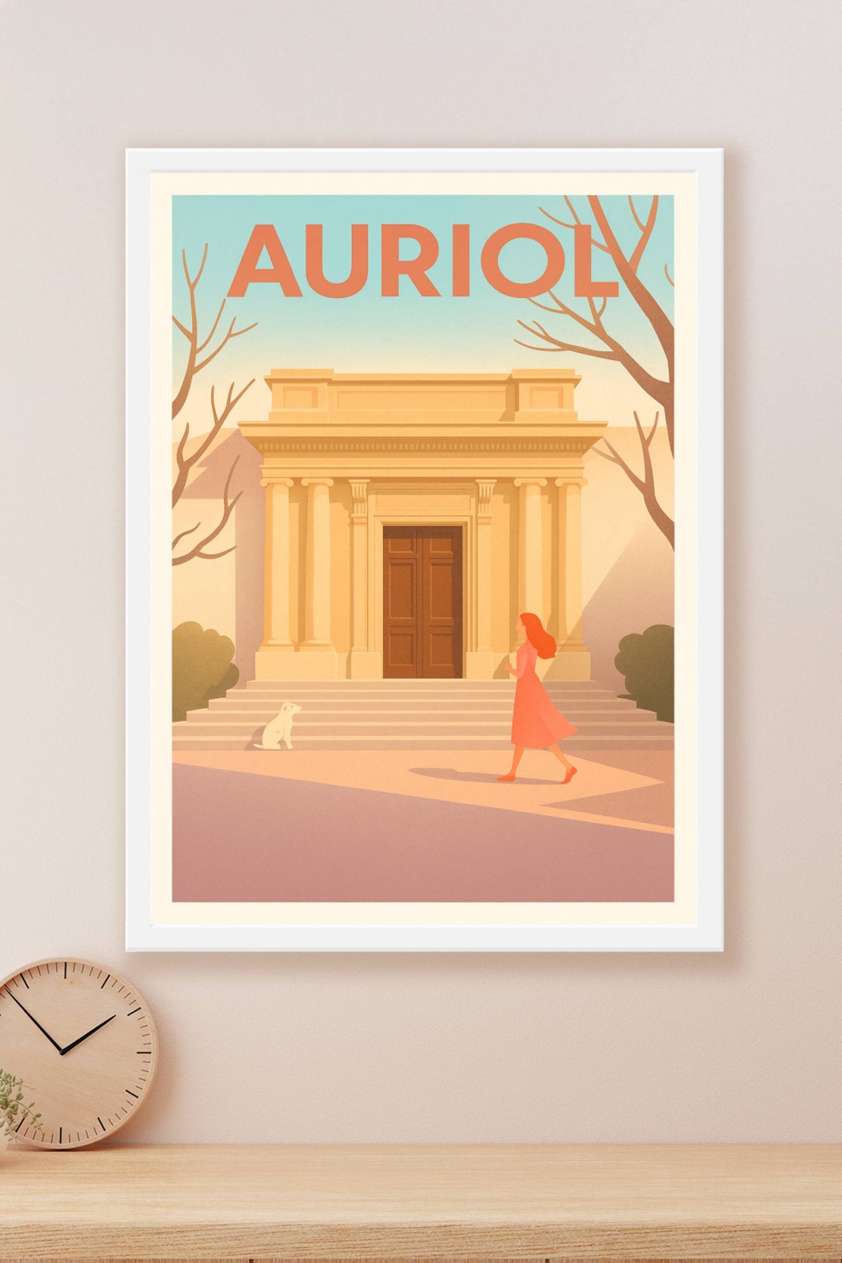 Affiche de Auriol - L'élégance classique au cœur de la Provence