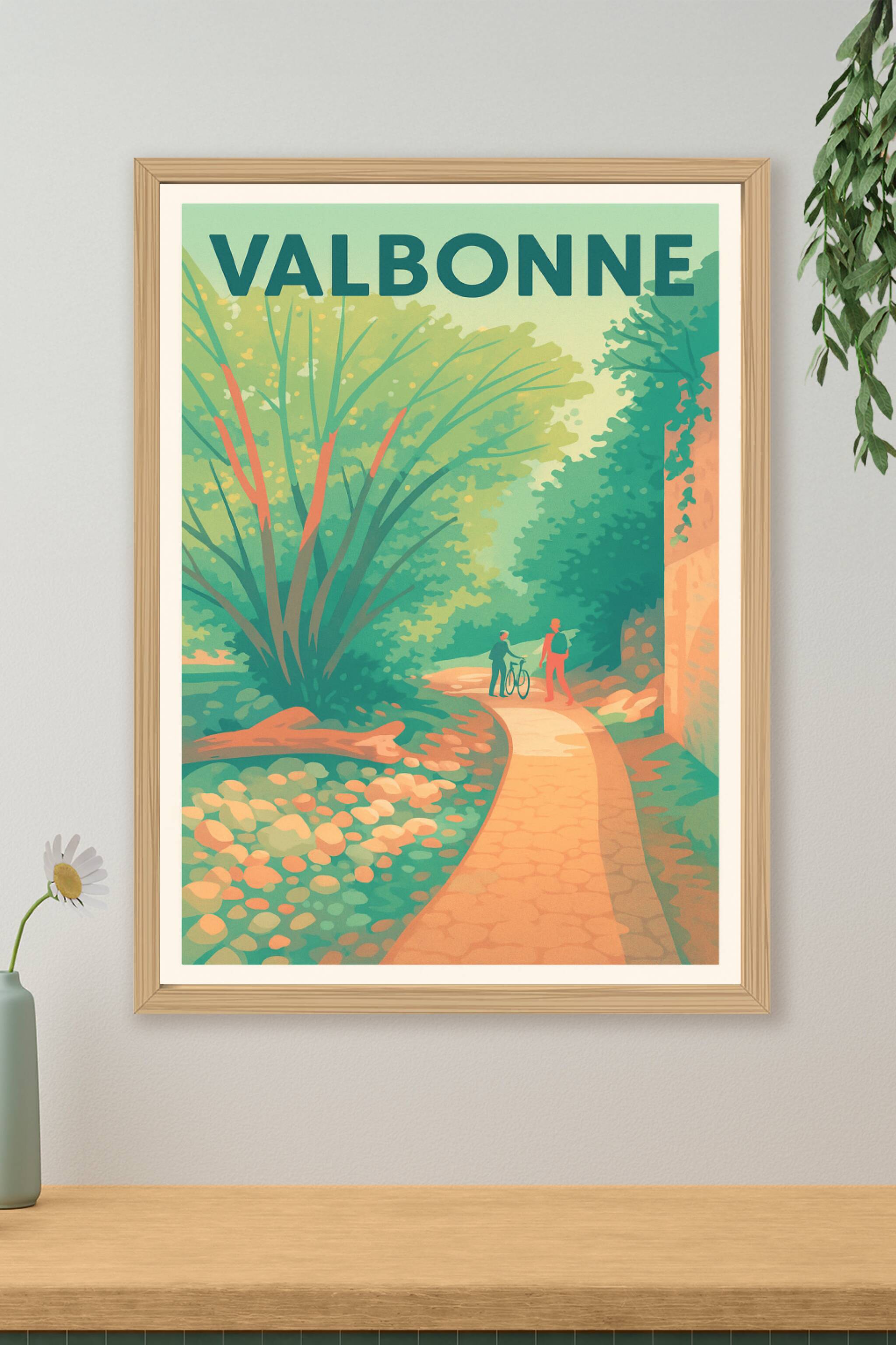 Affiche de Valbonne - Promenade au cœur de la nature