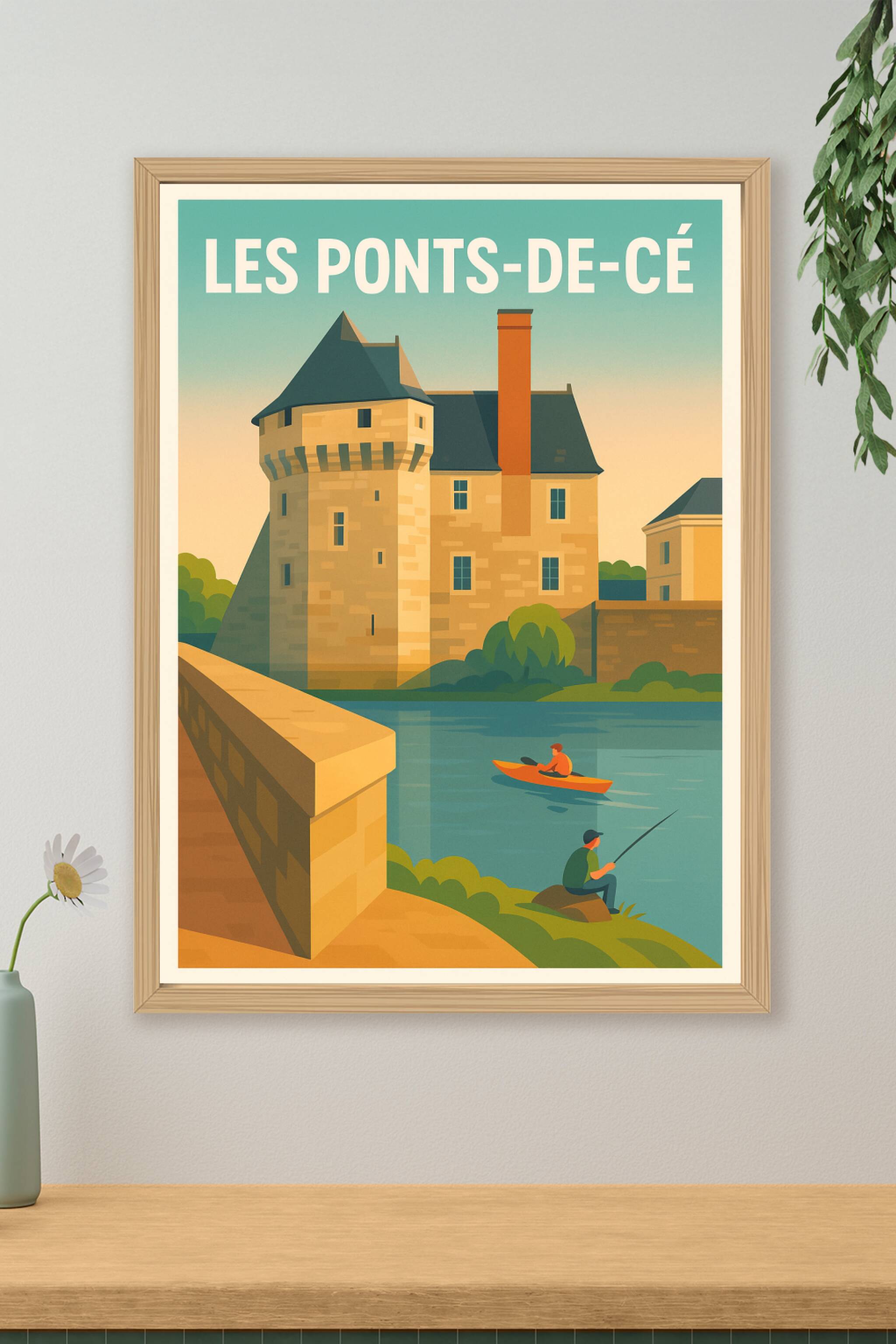 Affiche de Les Ponts-de-Cé - Charme et sérénité au fil de l'eau