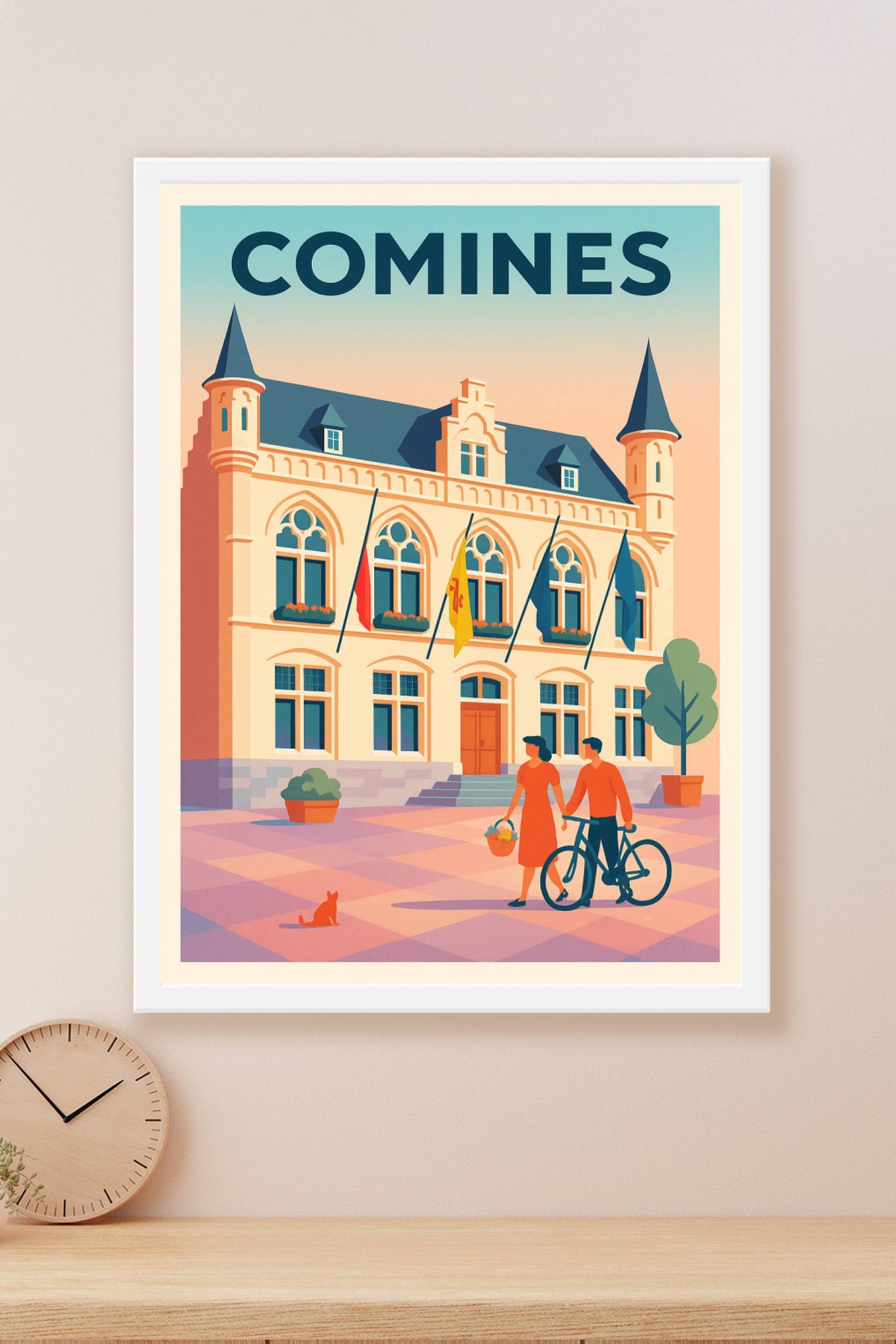 Affiche de Comines - Charme et douceur de la ville frontalière
