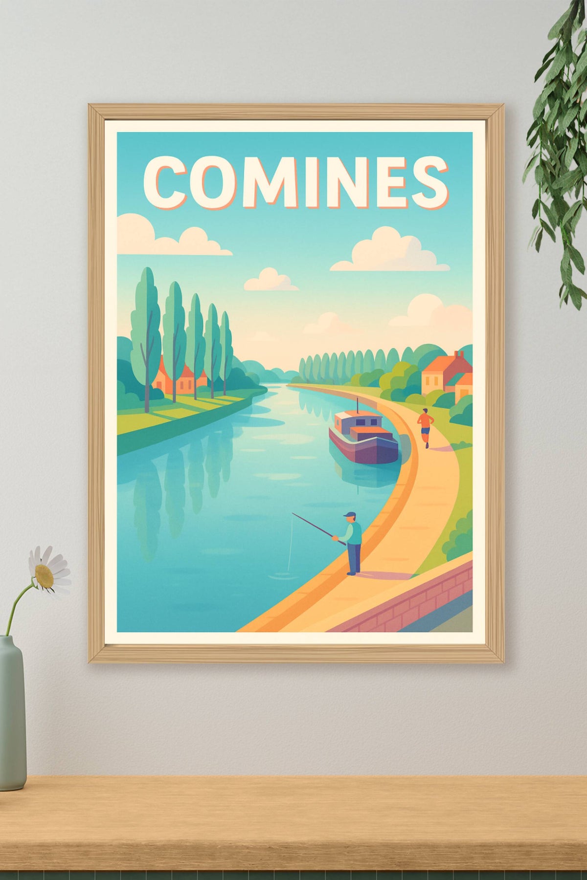 Affiche de Comines - Sérénité au fil de l'eau
