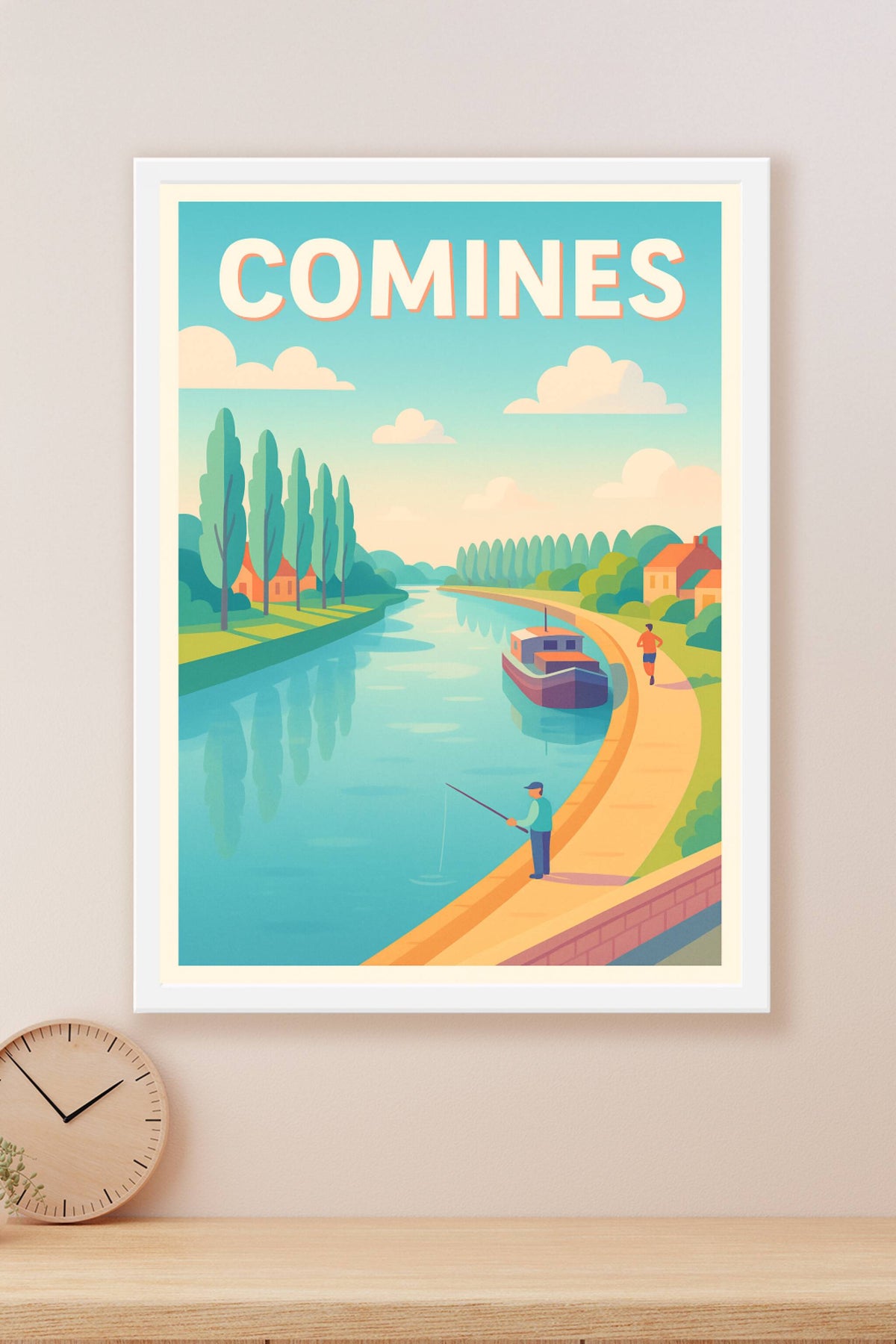 Affiche de Comines - Sérénité au fil de l'eau