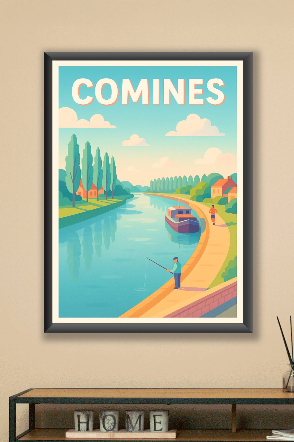 Affiche de Comines - Sérénité au fil de l'eau