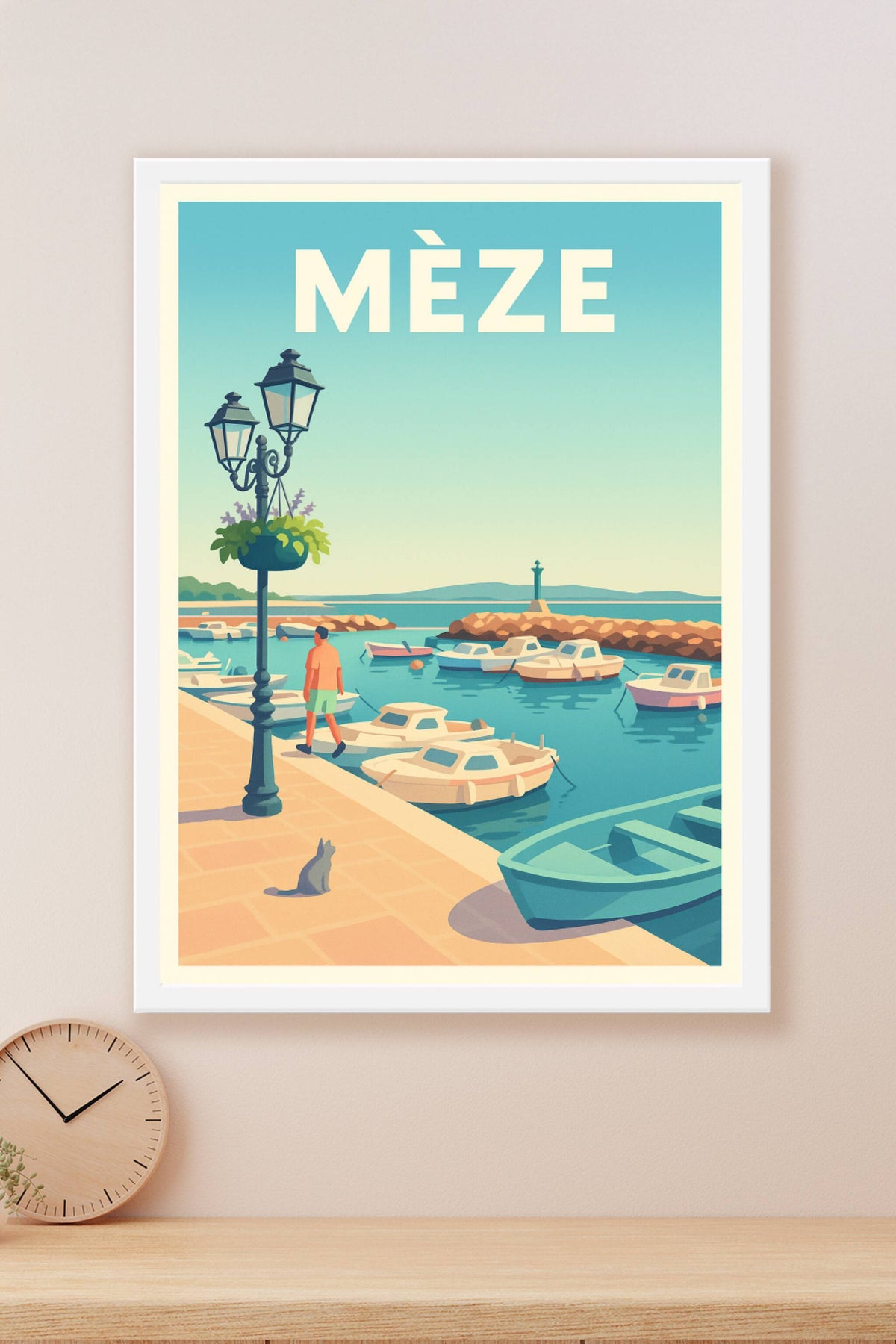 Affiche de Mèze - Escapade paisible au bord de l'eau