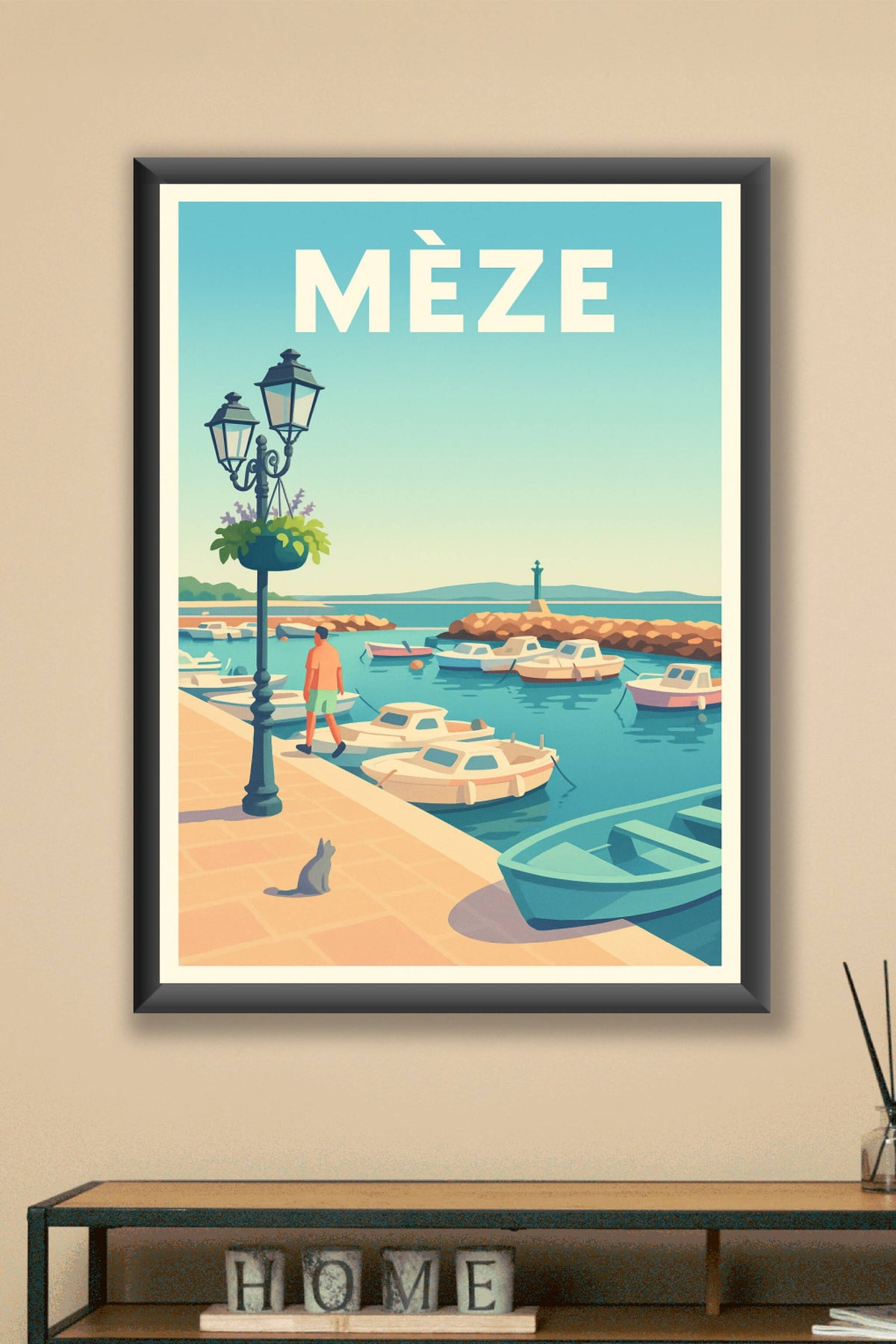 Affiche de Mèze - Escapade paisible au bord de l'eau
