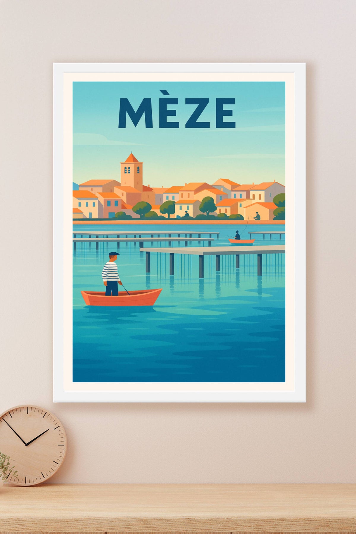 Affiche de Mèze - Sérénité au fil de l'eau