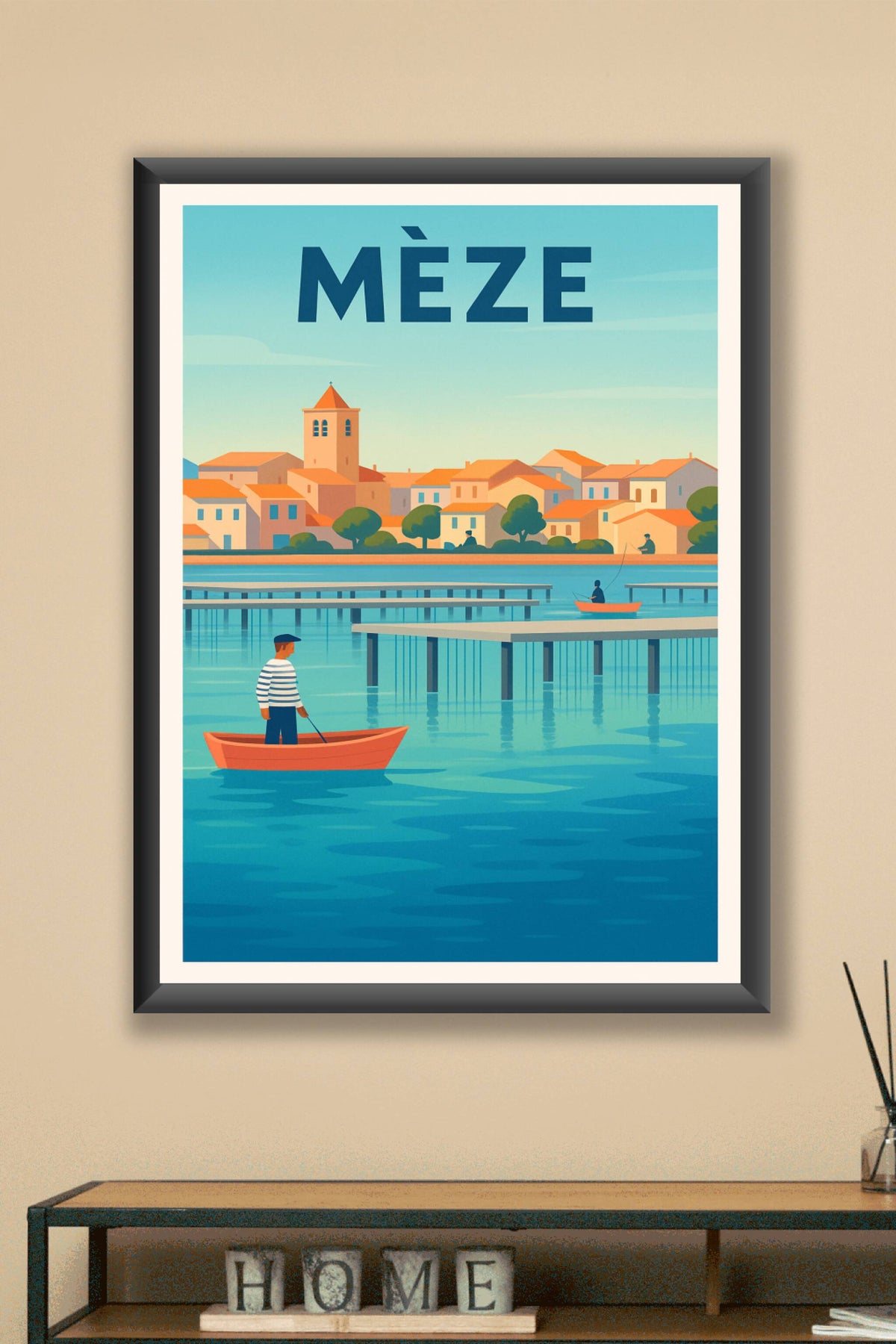 Affiche de Mèze - Sérénité au fil de l'eau