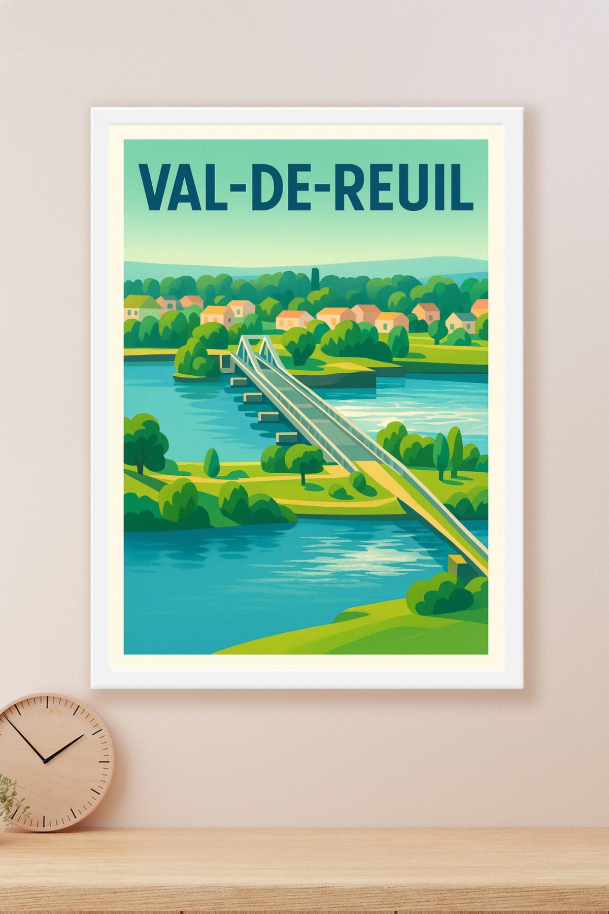 Affiche de Val-de-Reuil - Charme Naturel et Harmonie Verte