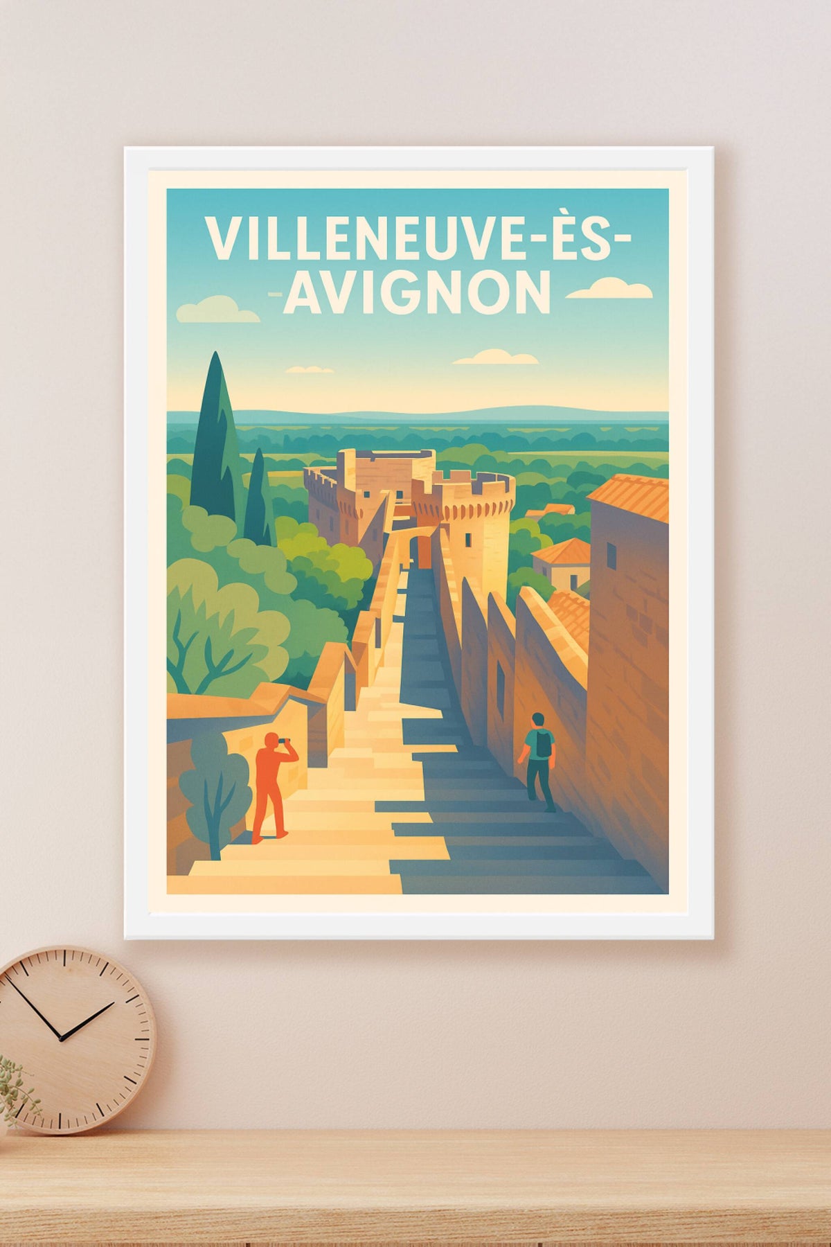 Affiche de Villeneuve-lès-Avignon - Escapade historique et nature