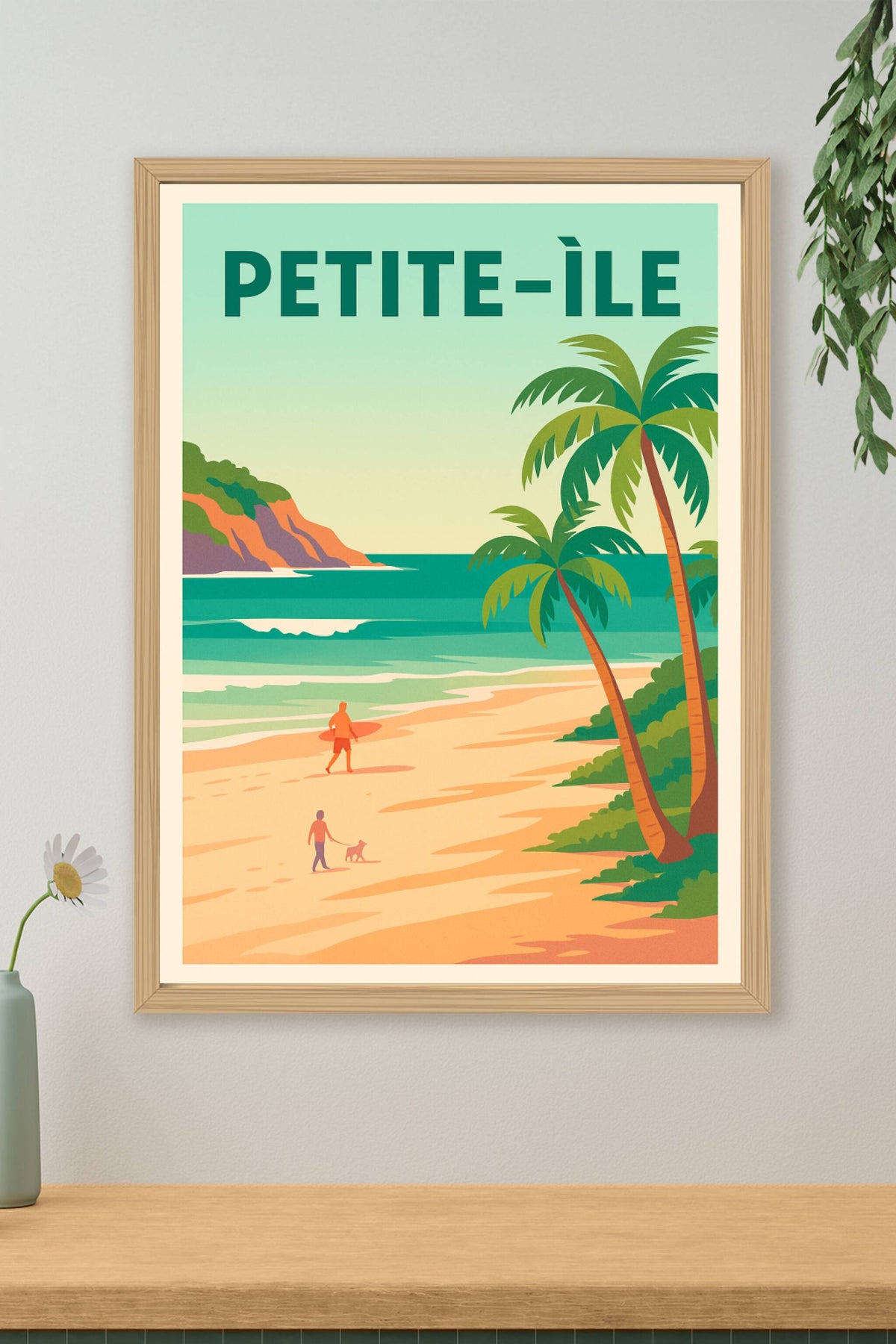 Affiche de Petite-Île - Évasion tropicale et douceur de vie