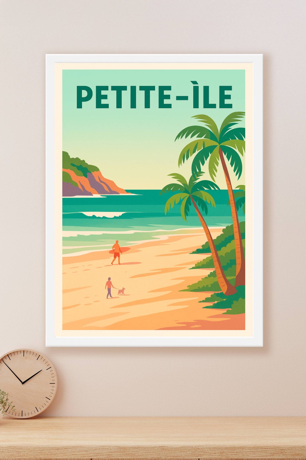 Affiche de Petite-Île - Évasion tropicale et douceur de vie