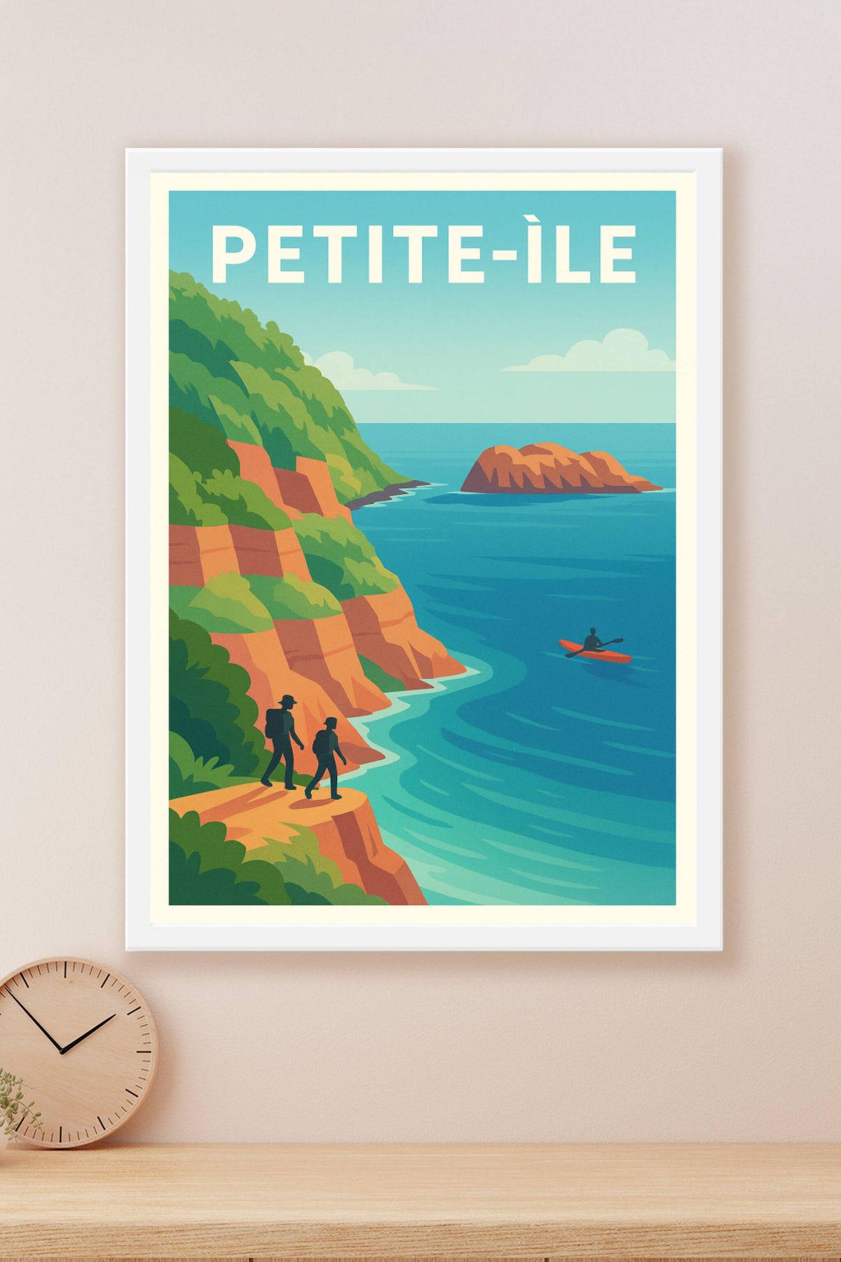 Affiche de Petite-Île - Invitation à l'aventure côtière