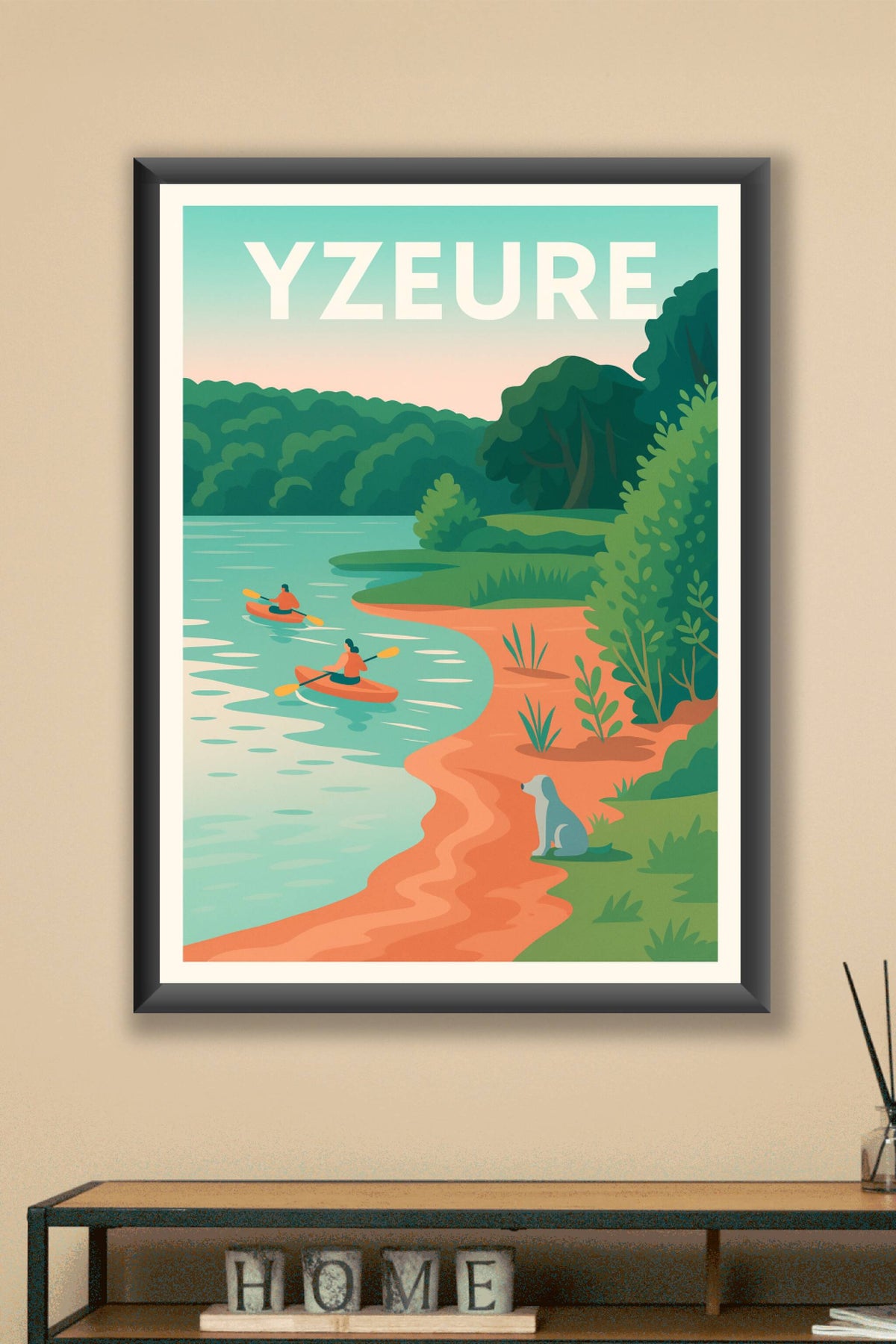 Affiche de Yzeure - Évasion nature au fil de l'eau