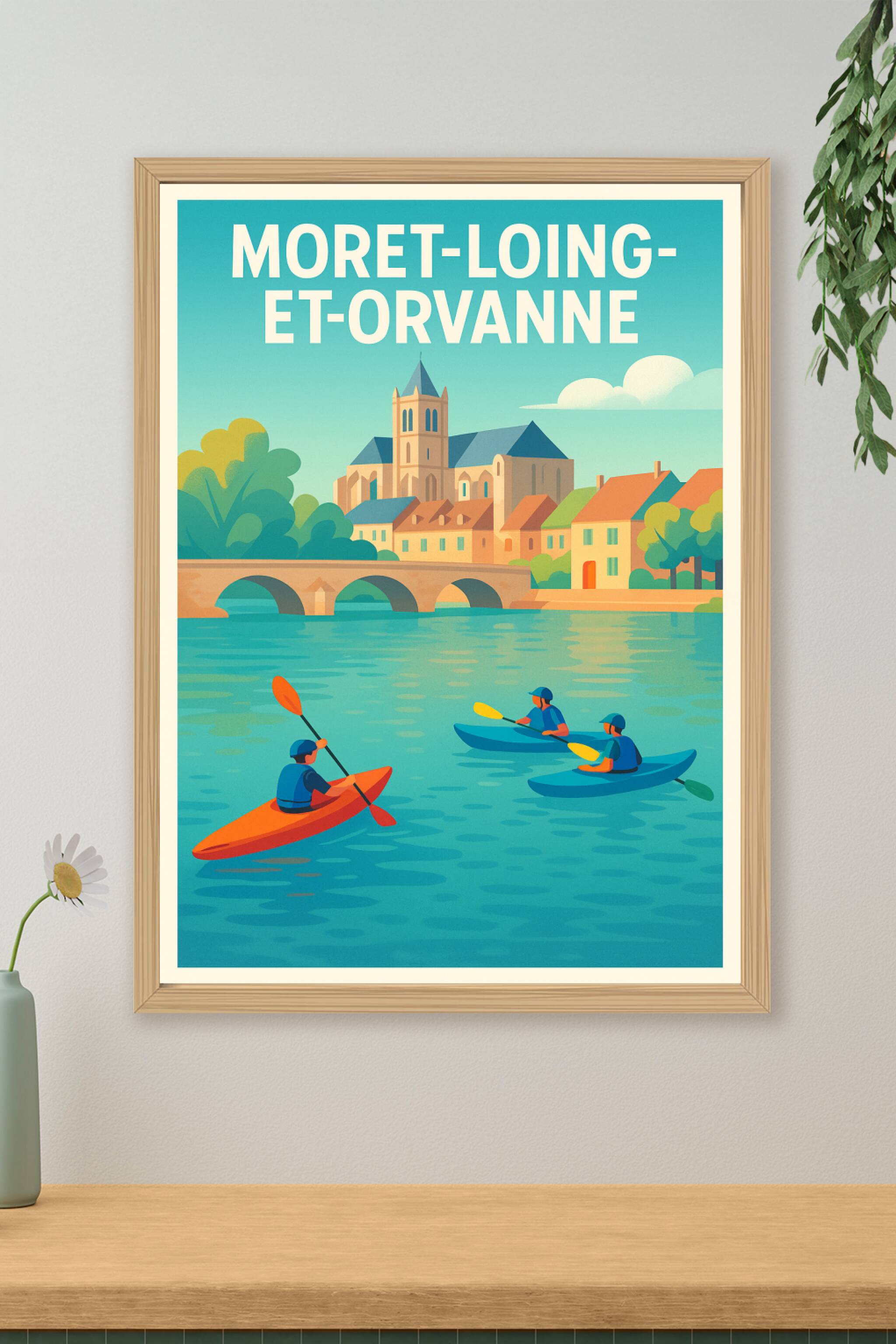 Affiche de Moret-Loing-et-Orvanne - Escapade paisible au fil de l'eau