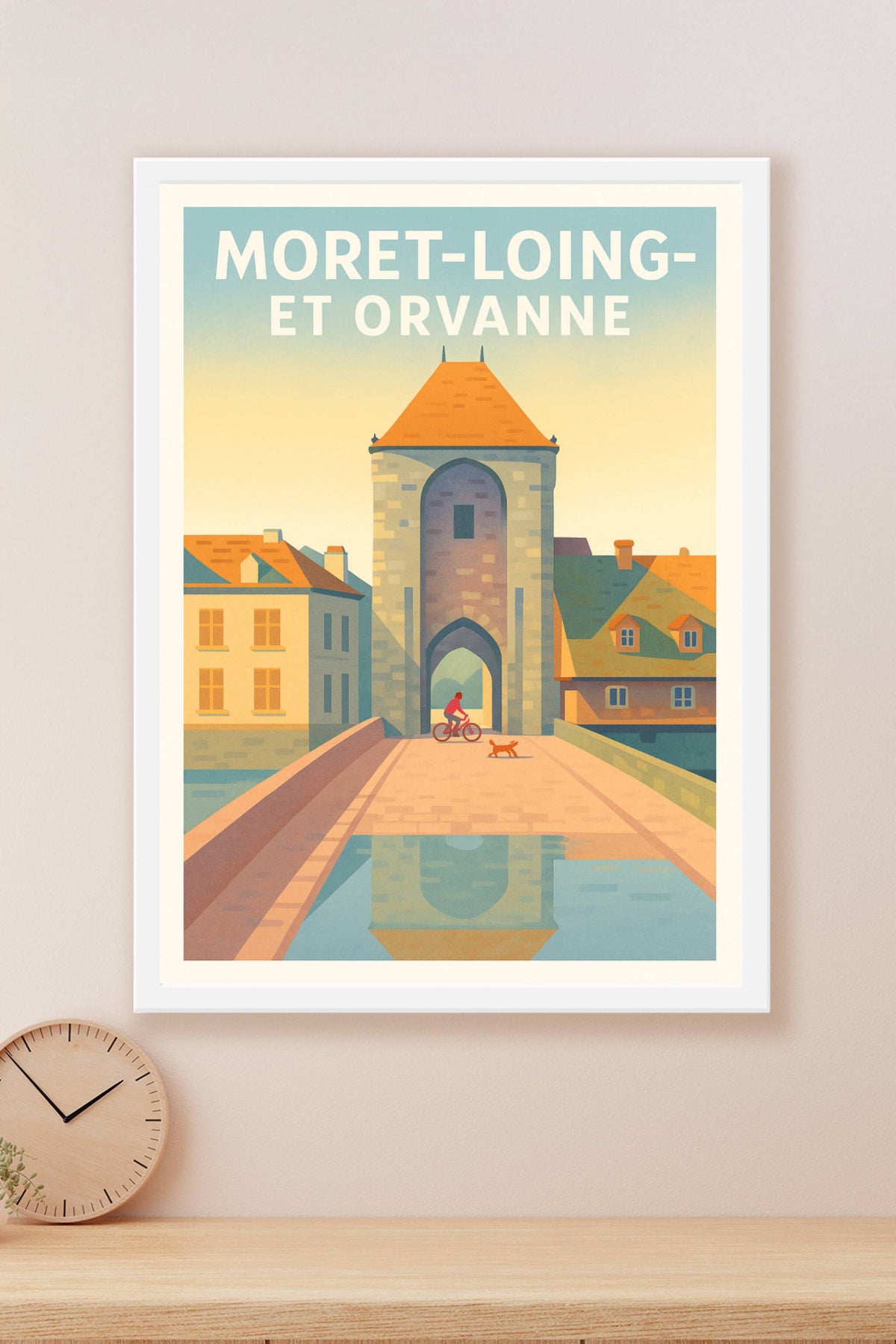 Affiche de Moret-Loing-et-Orvanne - Charme et sérénité au fil de l'eau
