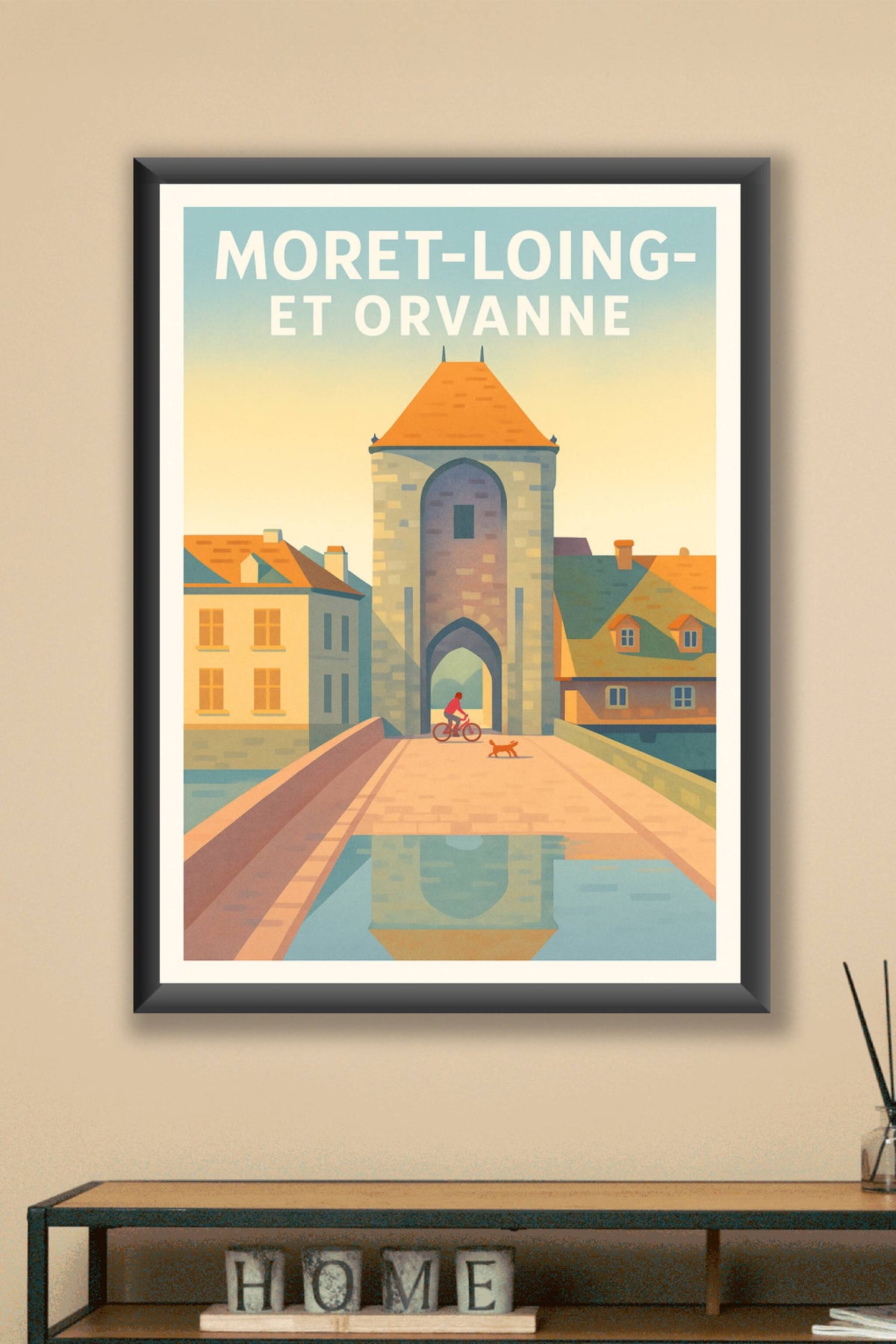 Affiche de Moret-Loing-et-Orvanne - Charme et sérénité au fil de l'eau