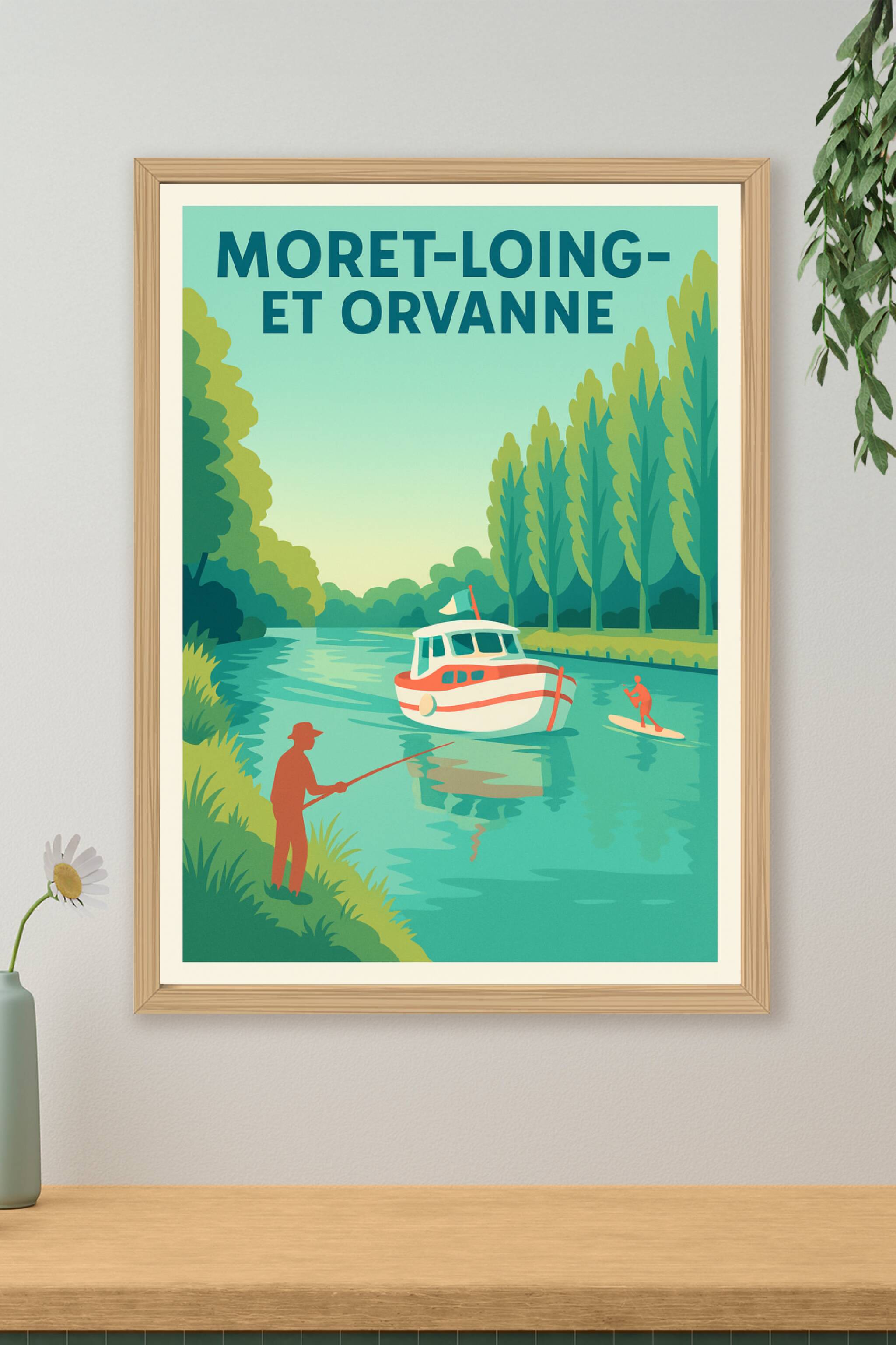 Affiche de Moret-Loing-et-Orvanne - Charme paisible au fil de l'eau