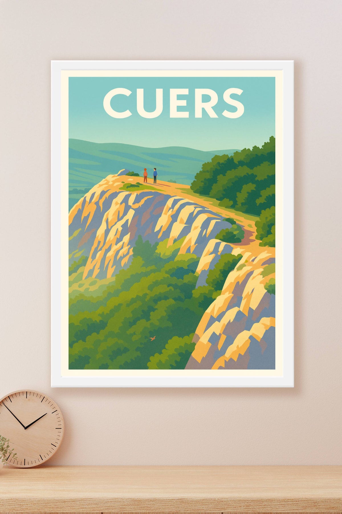 Affiche de Cuers - Panorama naturel et apaisant