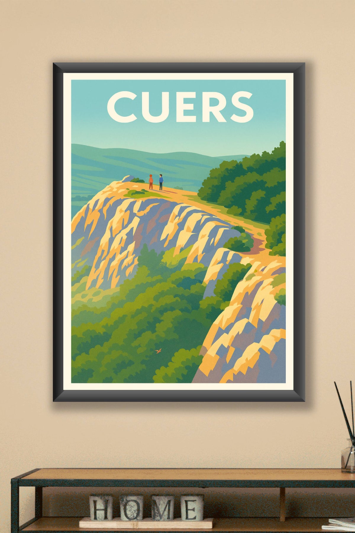 Affiche de Cuers - Panorama naturel et apaisant