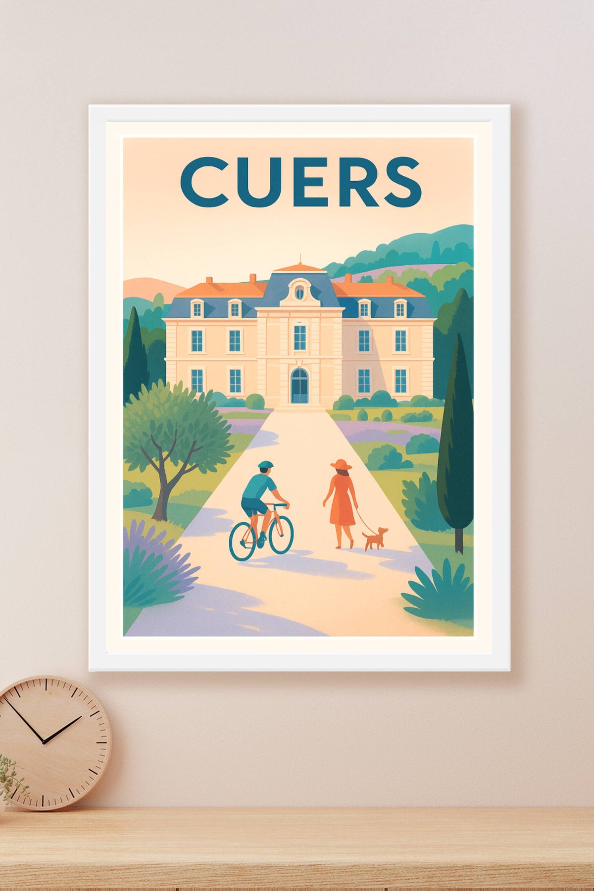 Affiche de Cuers - Promenade bucolique au cœur de la Provence
