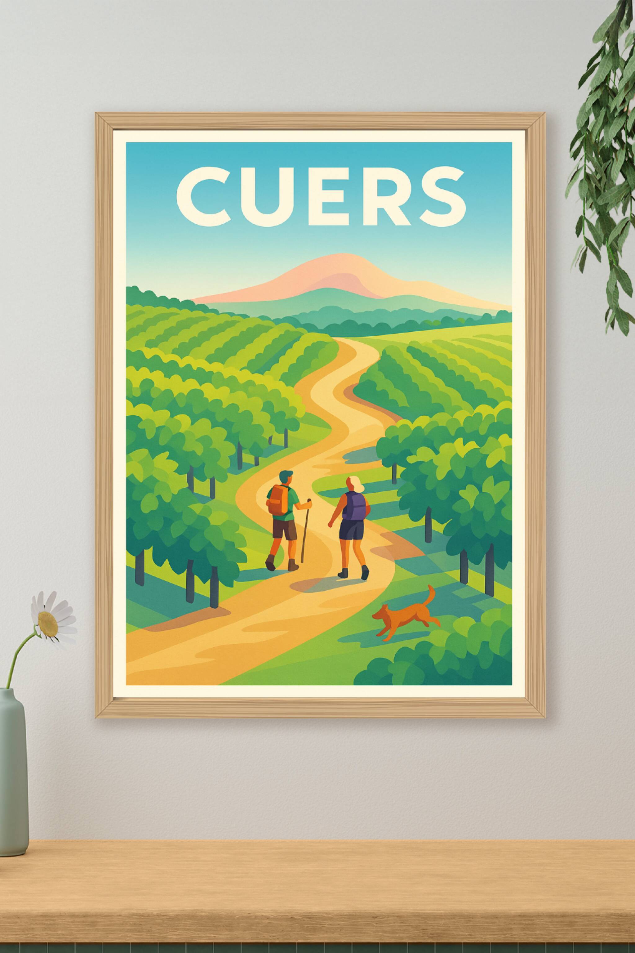Affiche de Cuers - Escapade nature et randonnée