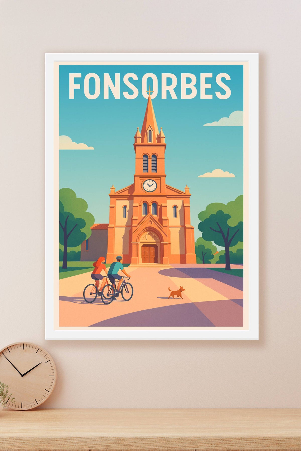 Affiche de Fonsorbes - L'élégance tranquille au cœur de la ville