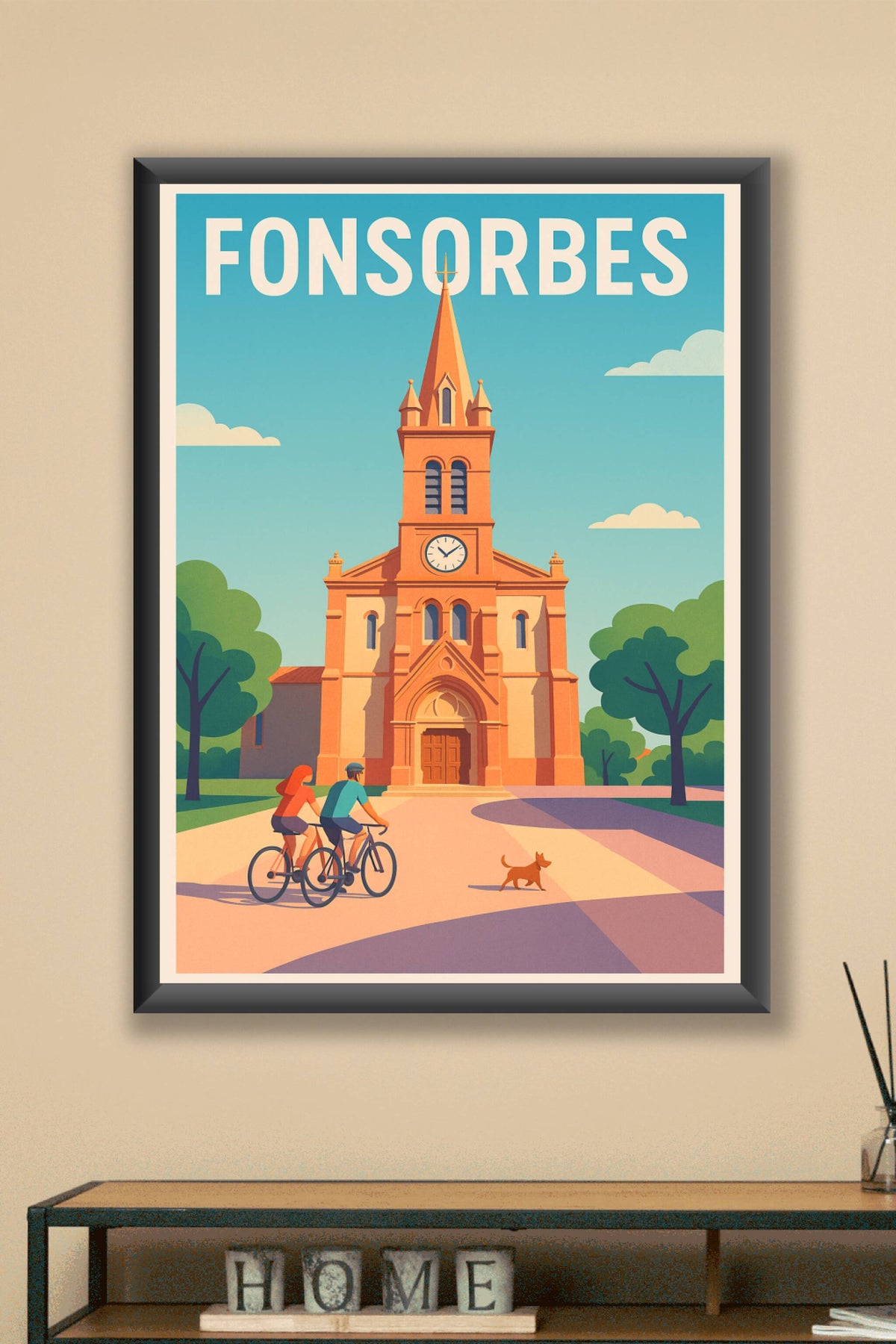 Affiche de Fonsorbes - L'élégance tranquille au cœur de la ville