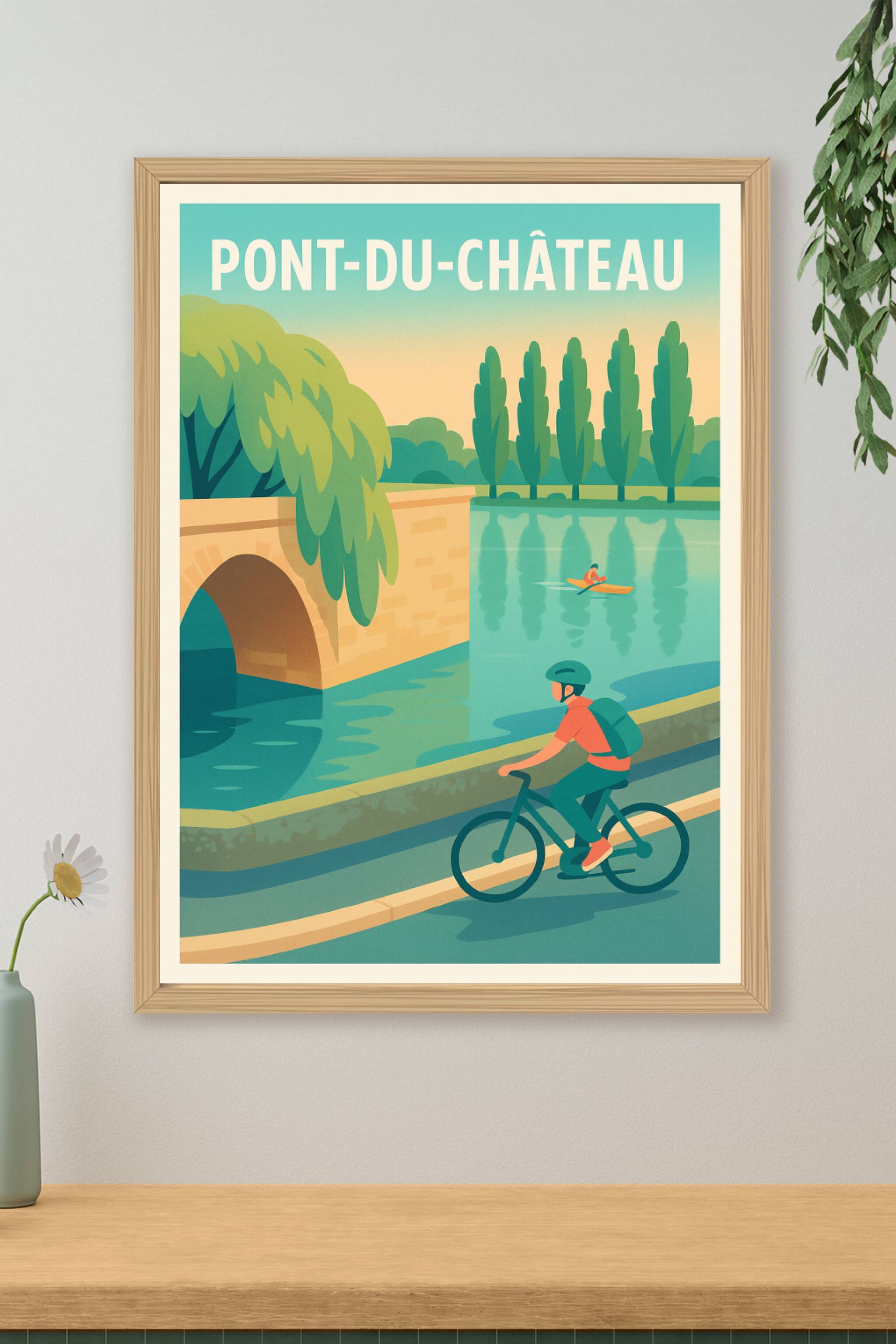 Affiche de Pont-du-Château - Escapade au fil de l'eau