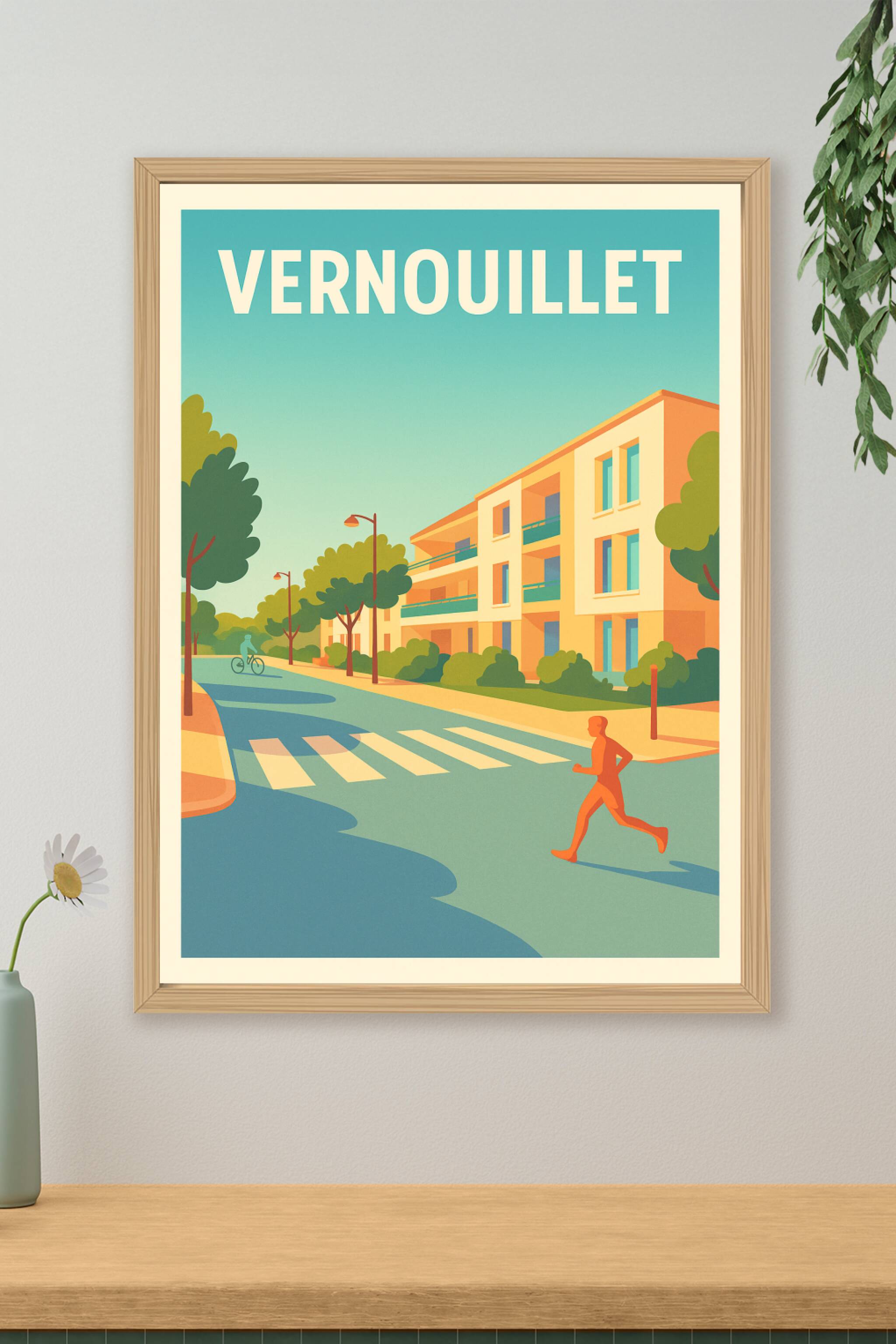 Affiche de Vernouillet - Sérénité urbaine et douceur de vivre