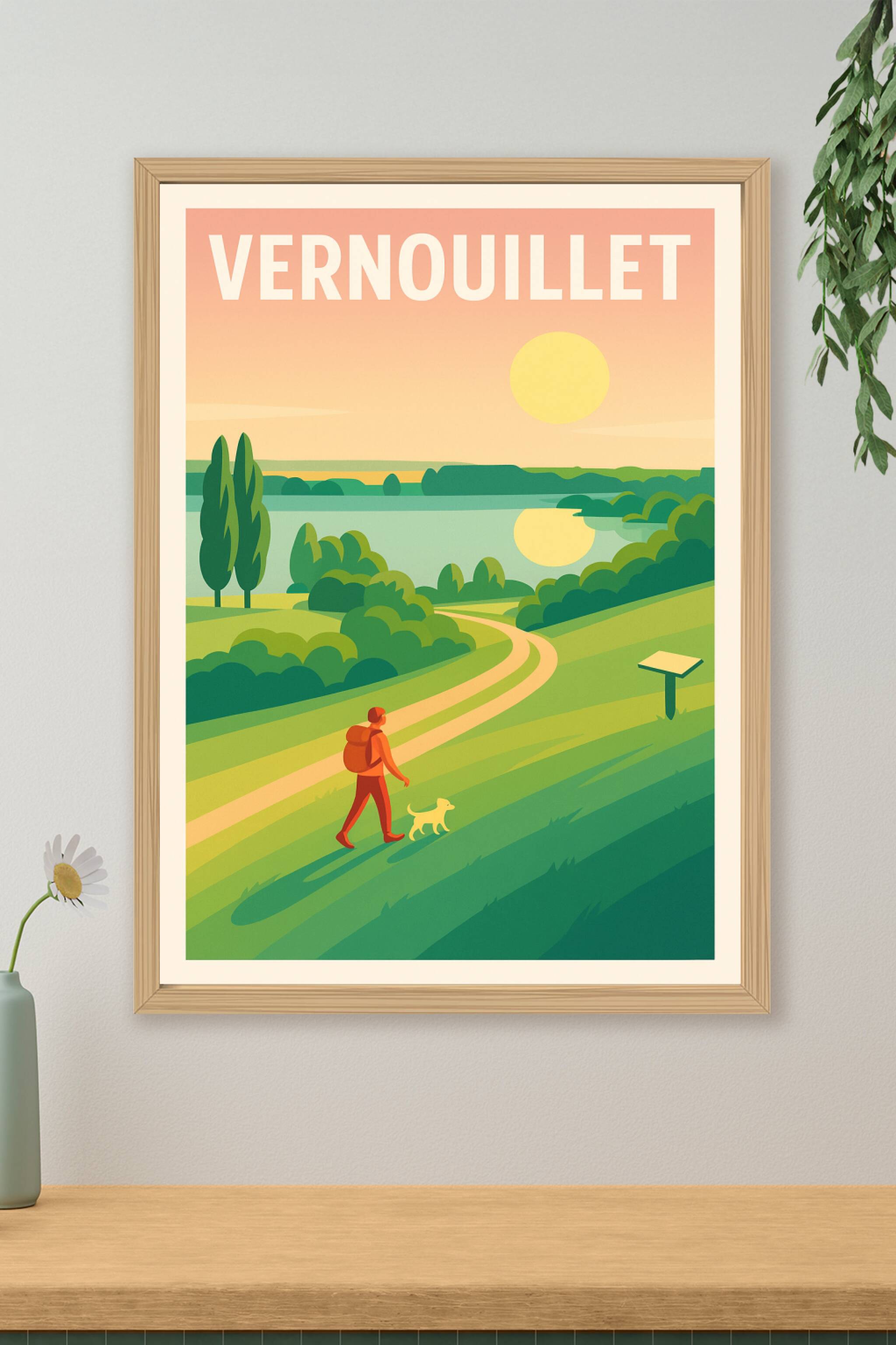 Affiche de Vernouillet - Promenade au cœur de la nature