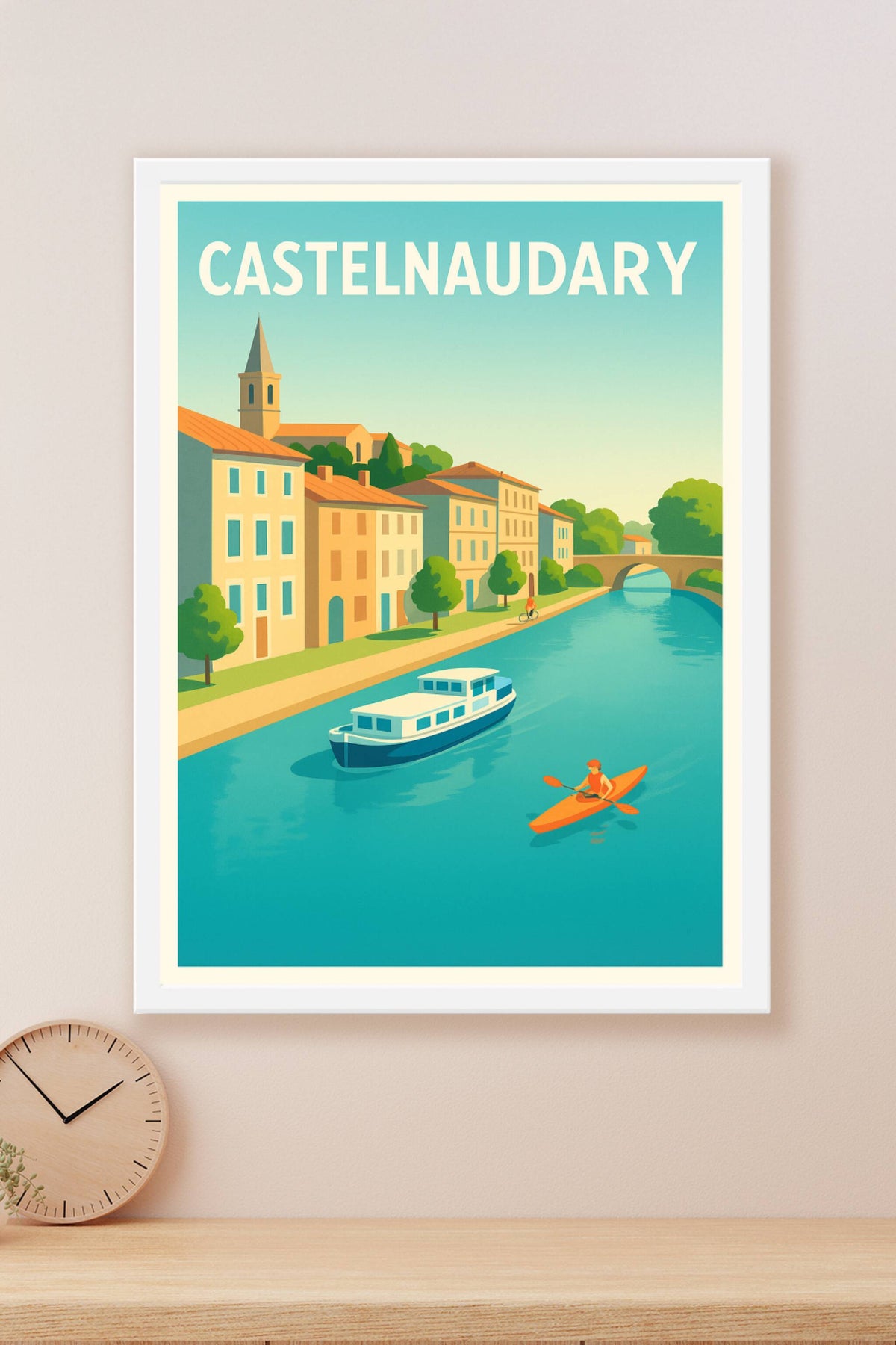 Affiche de Castelnaudary - Charme et douceur au fil de l'eau