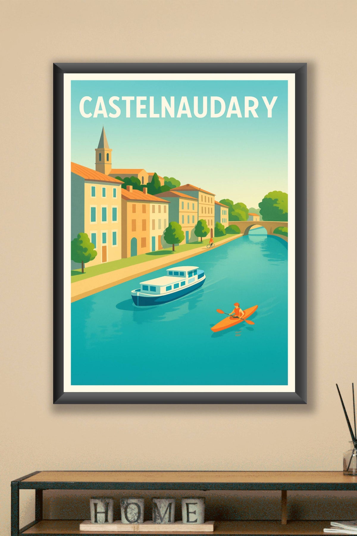 Affiche de Castelnaudary - Charme et douceur au fil de l'eau