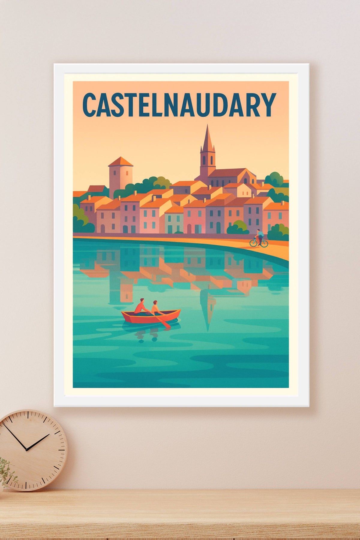 Affiche de Castelnaudary - Charme et sérénité au bord de l'eau