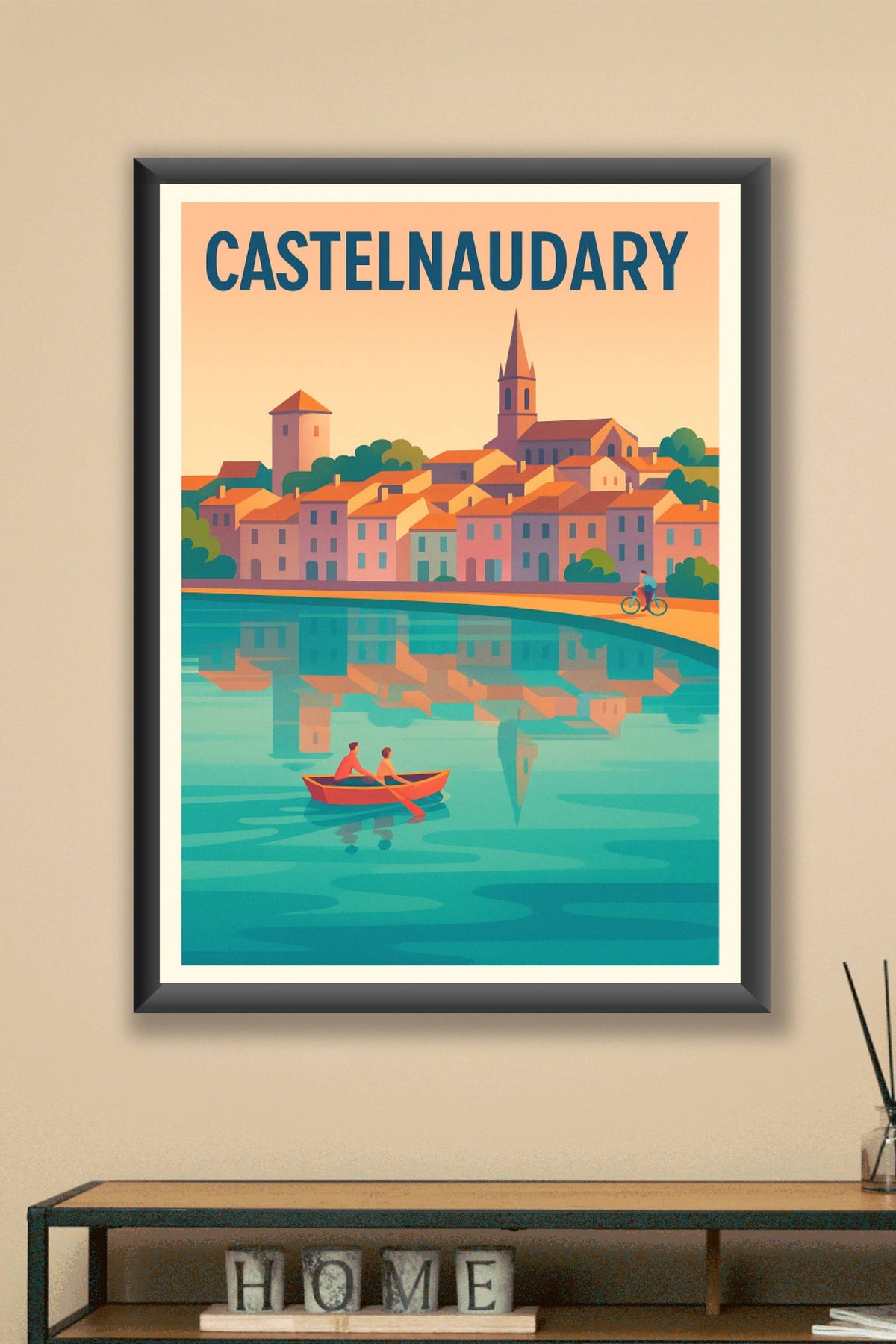 Affiche de Castelnaudary - Charme et sérénité au bord de l'eau