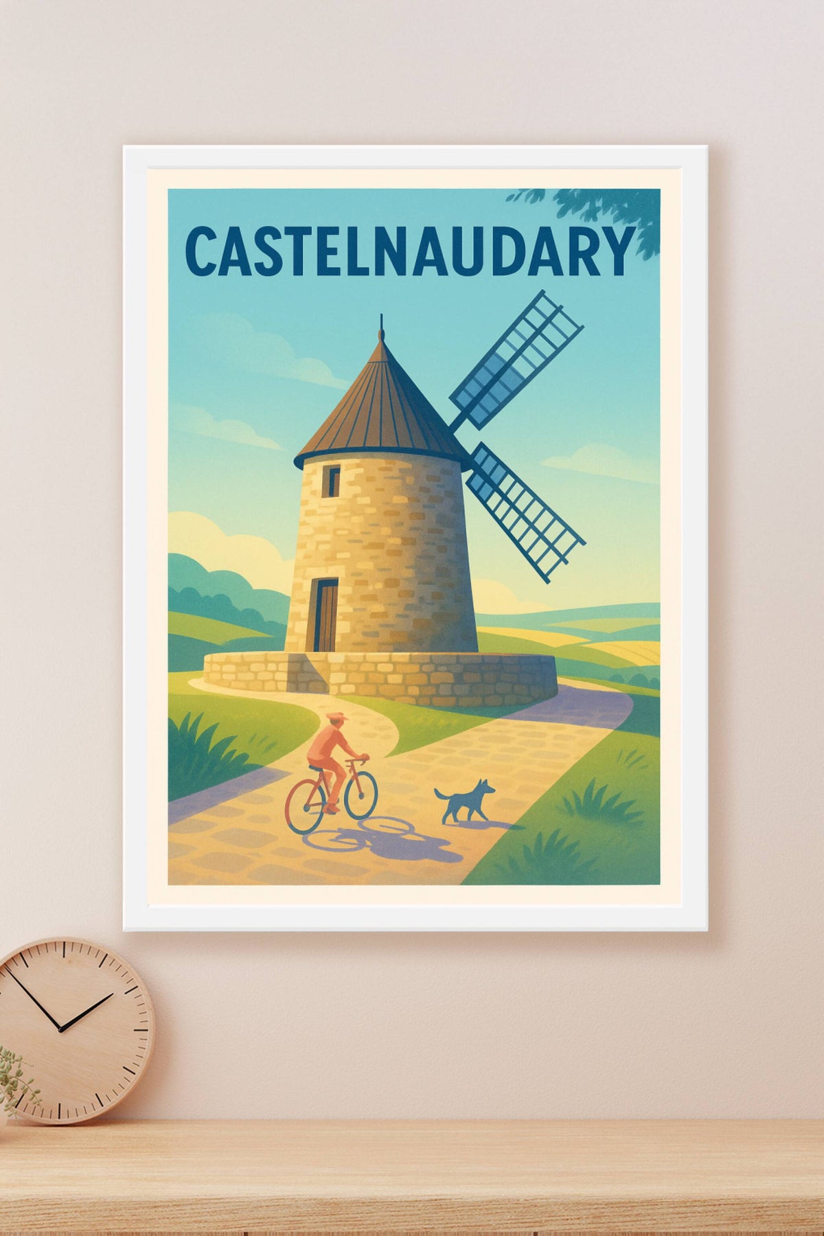 Affiche de Castelnaudary - Flânerie au Moulin de Campagne